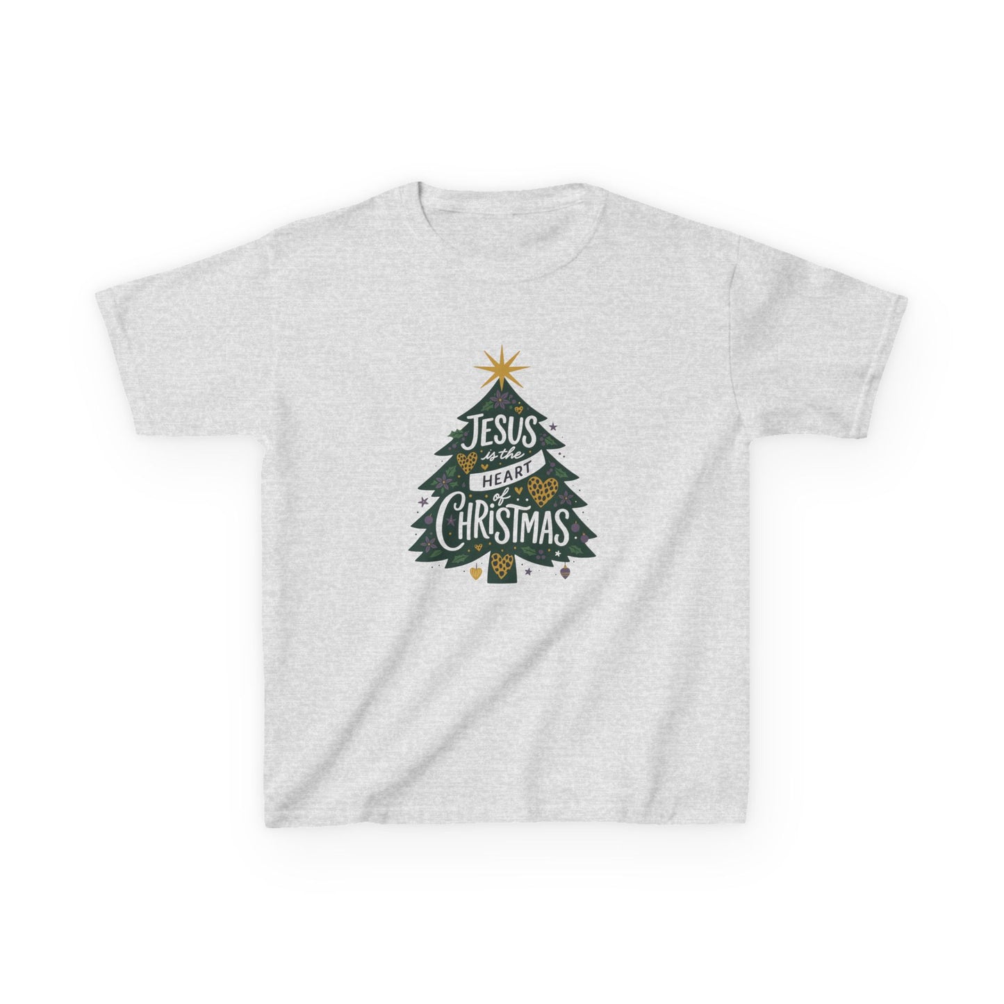 Jesus is the Heart of Christmas Dino Tee
