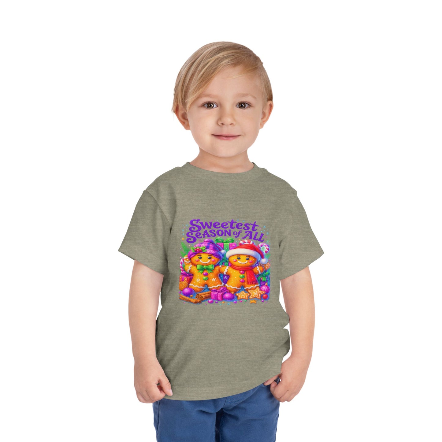 Sweetest Season Gingerbread Christmas Toddler Tee