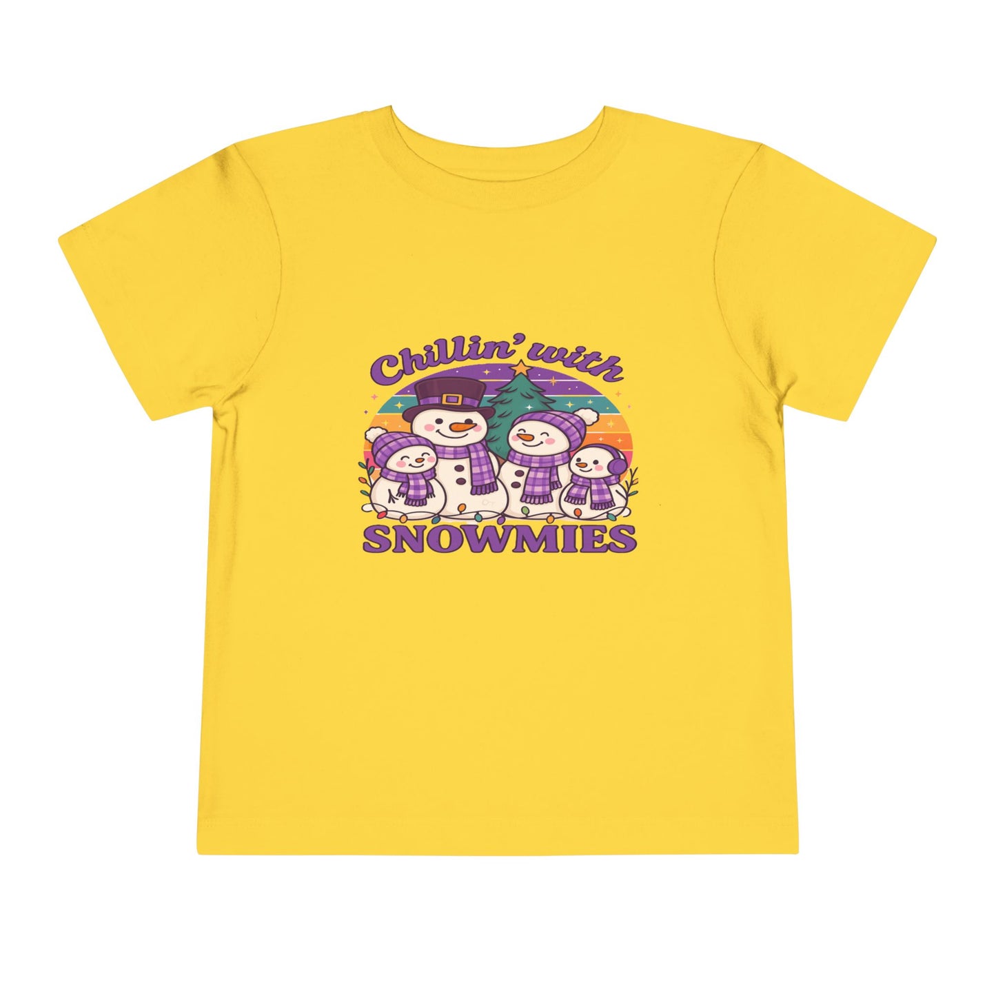 Chillin' with Snowmies Toddler Christmas Tee