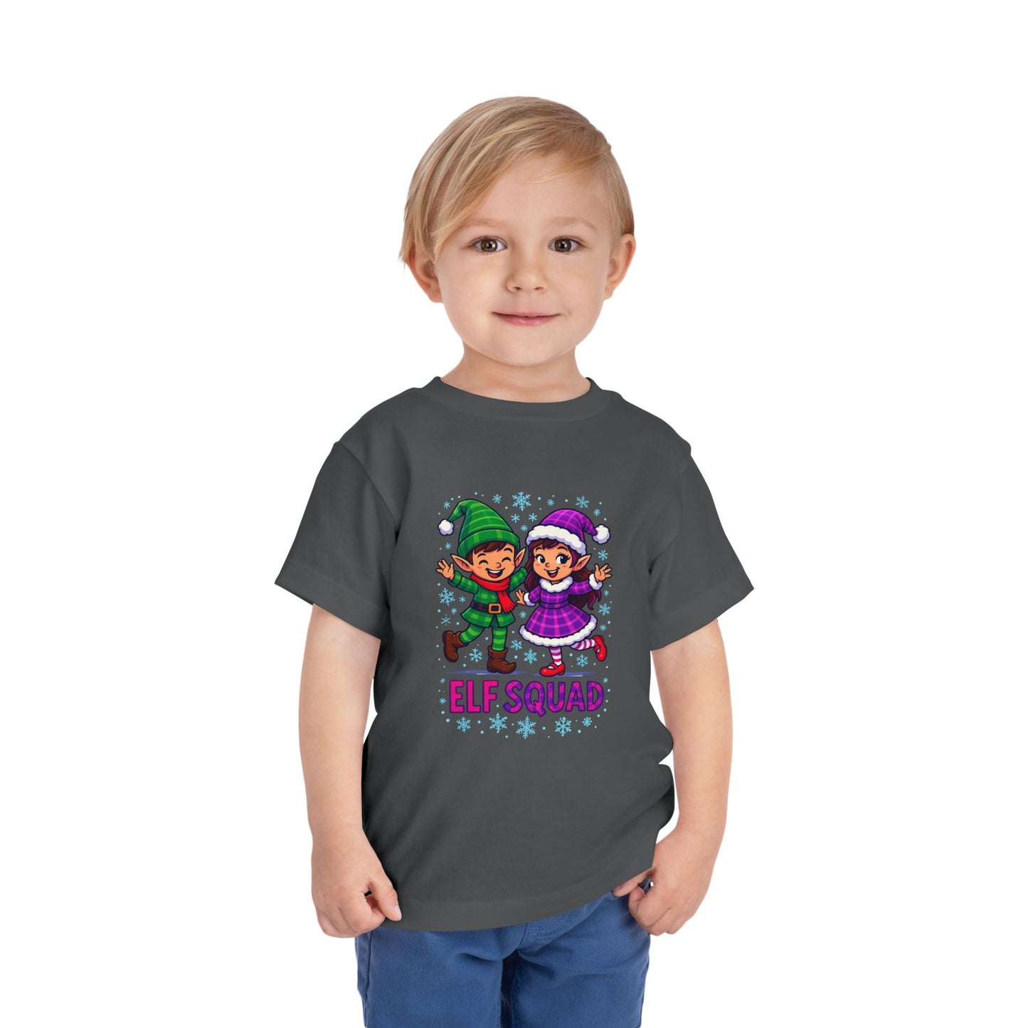Elf Squad Toddler Christmas Tee
