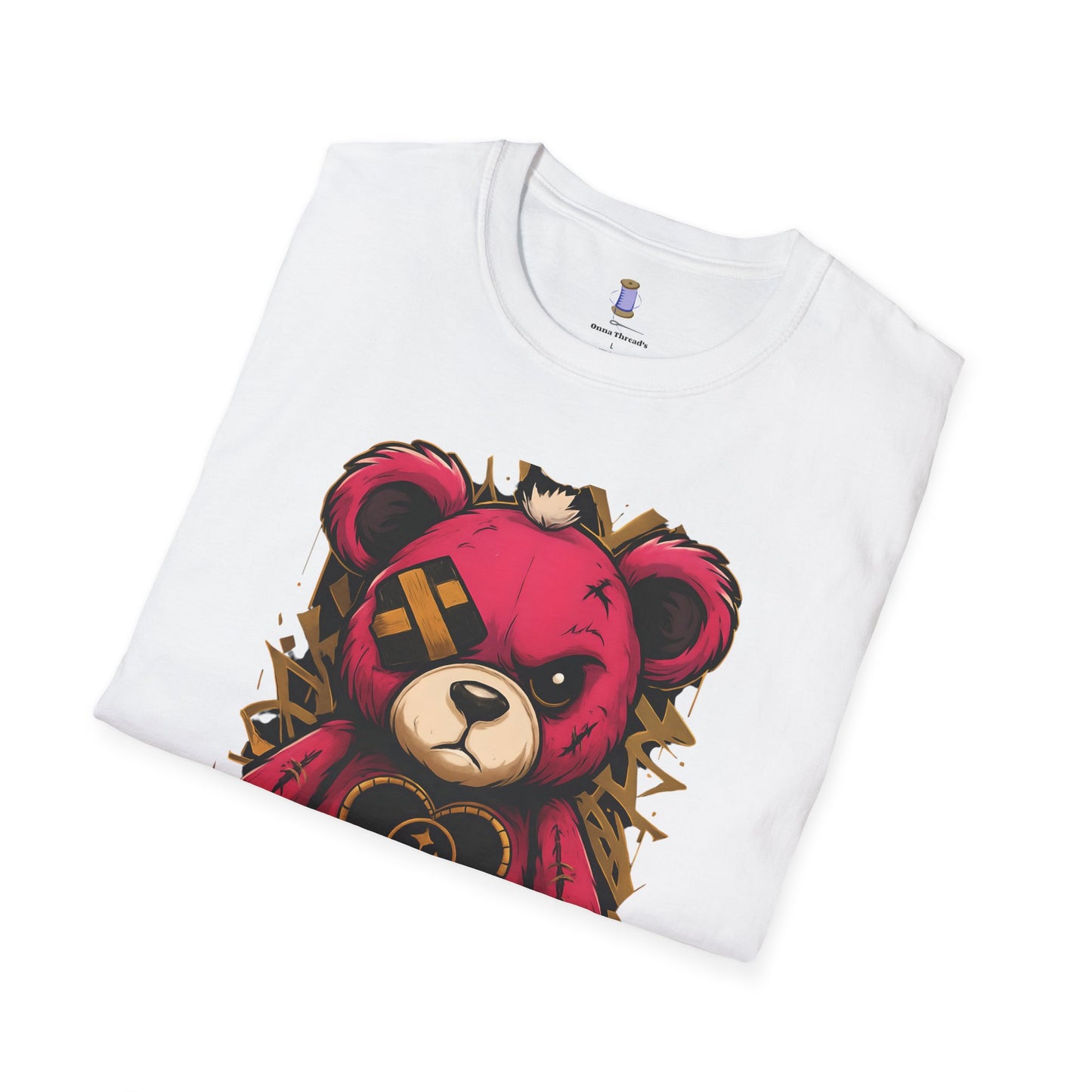 Cute Teddy Bear Graphic Tee, Soft Unisex Shirt, Casual Wear, Unique Gift, Gift for Her, Holiday Apparel