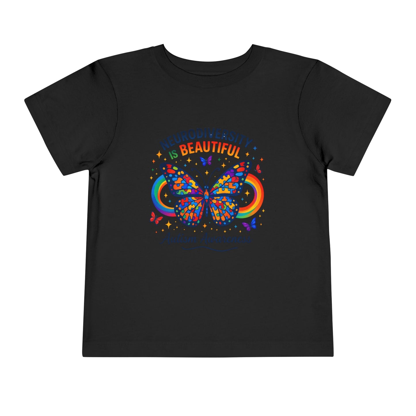 Toddler Tee Neurodiversity Is Beautiful Butterfly Design