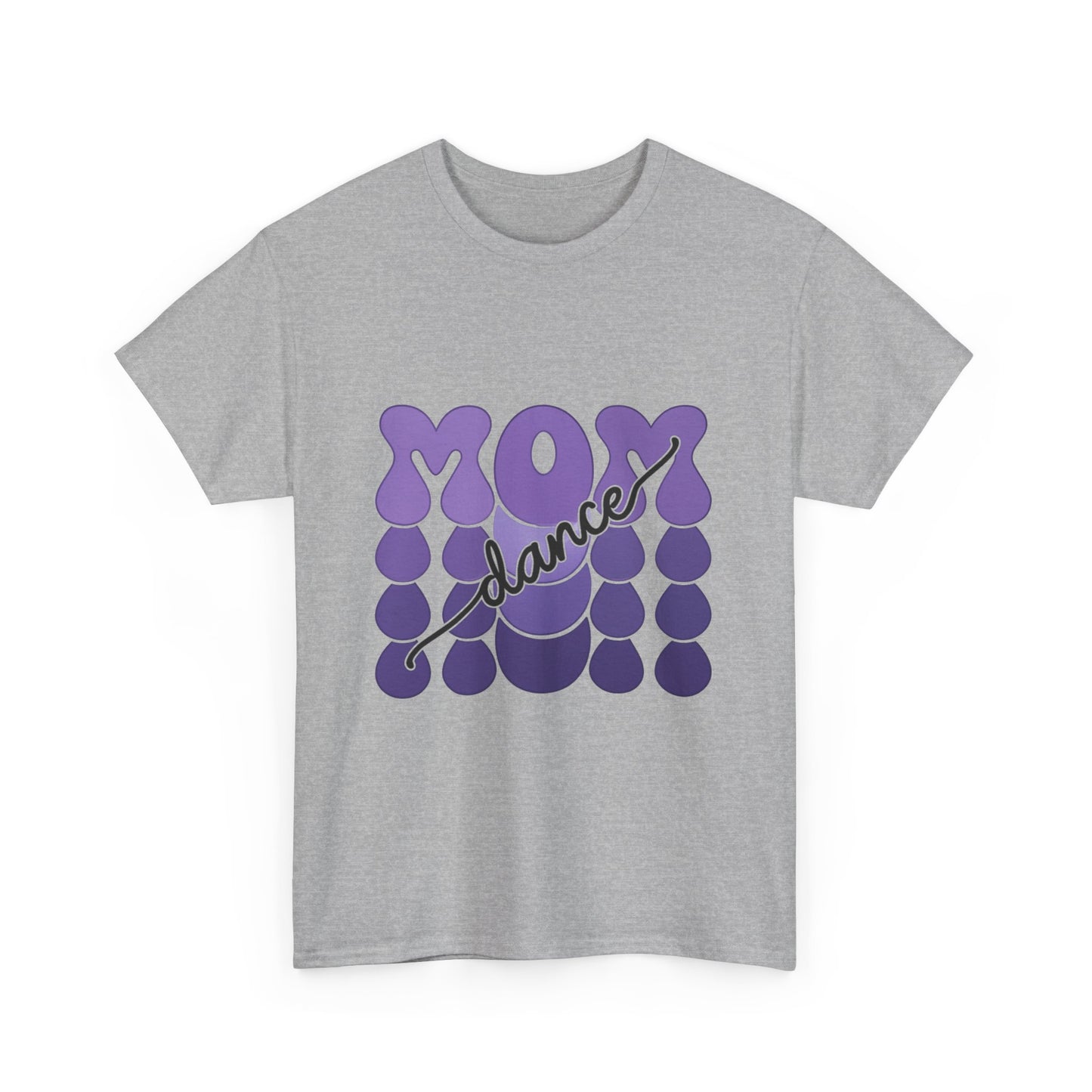 MOM Dance – Purple Letter Stage Spirit Tee