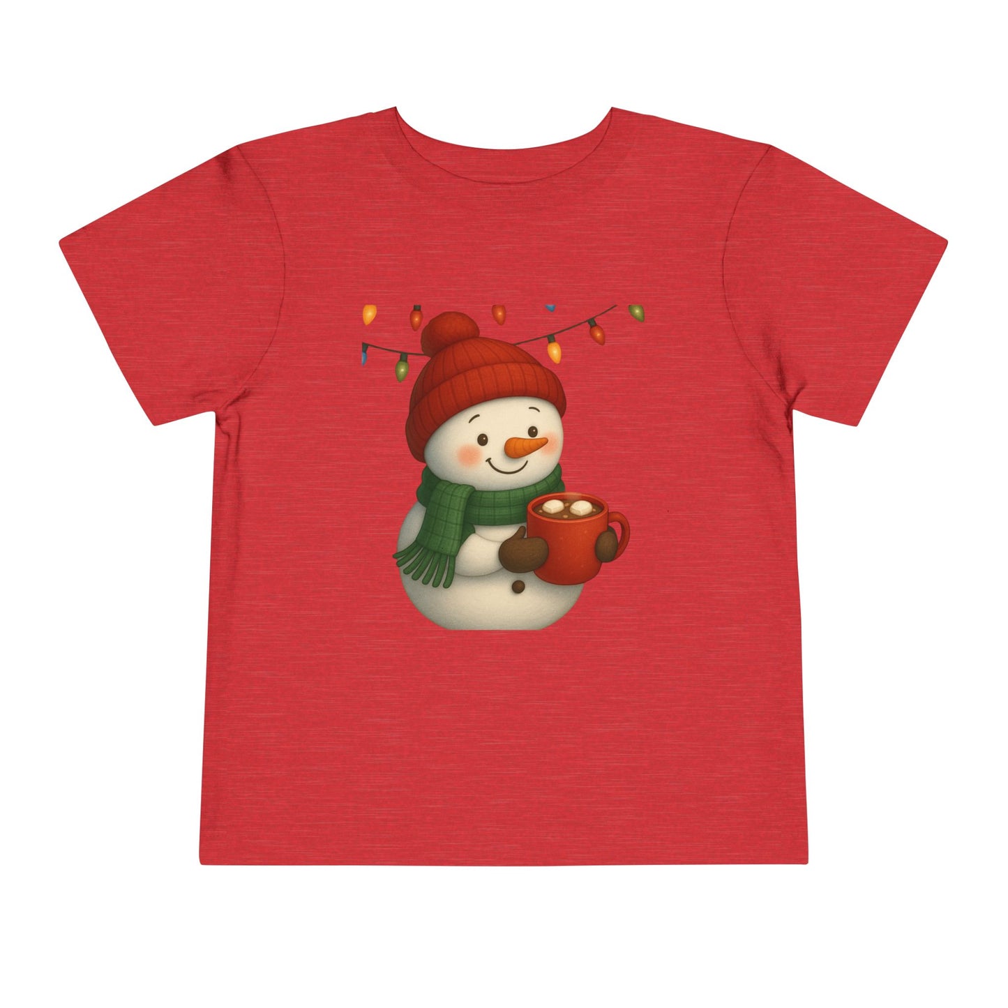 Snowman & Hot Chocolate Toddler Christmas Tee