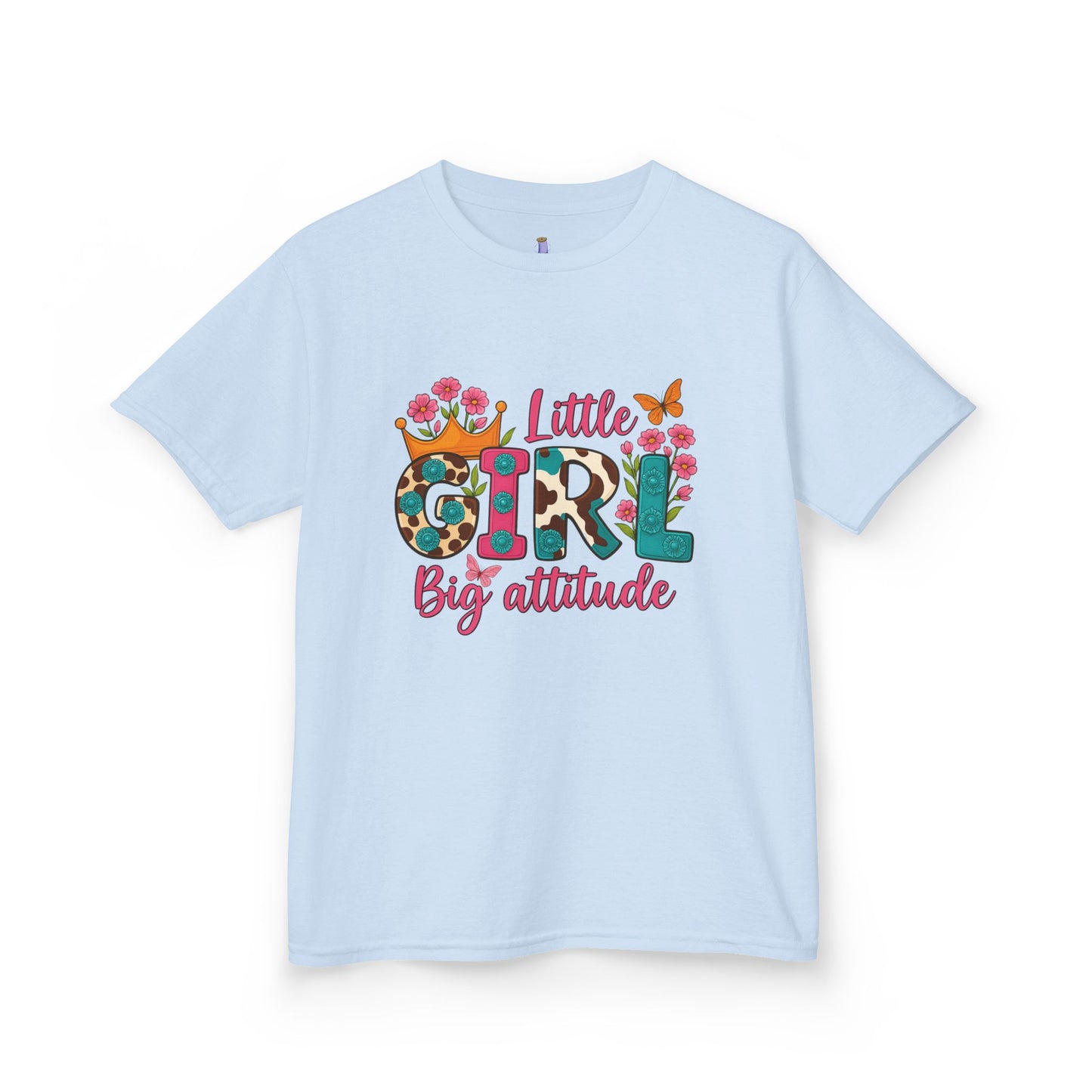 Little Girl Big Attitude Tee - Fun Kids Shirt, Birthday Gift, Casual Outfit, Girls Fashion, Playtime Wear