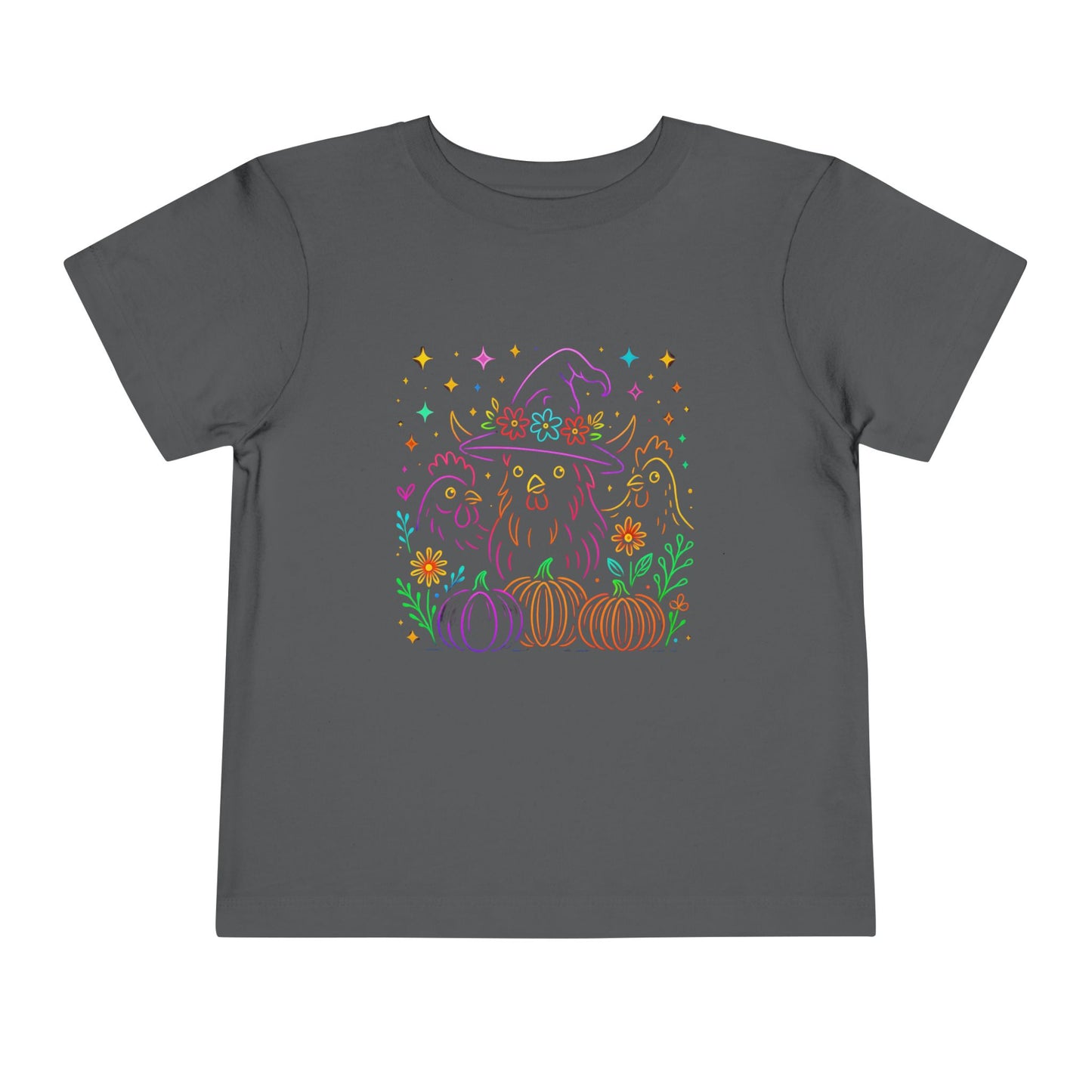 Witch Chicken Halloween Toddler Christmas Tee