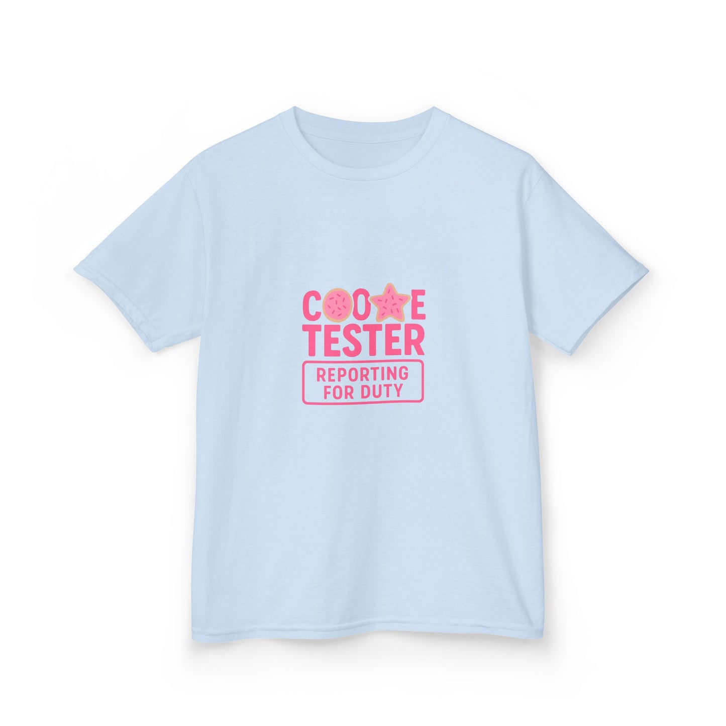 Cookie Tester Dino Christmas Tee - Kids Holiday Shirt
