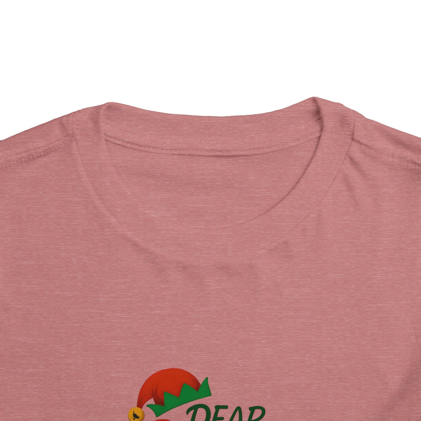 Dear Santa The Elf Lied Toddler Christmas Tee