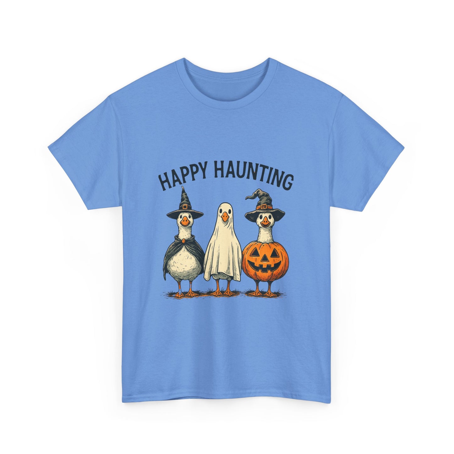 Happy Haunting Geese Halloween Tee