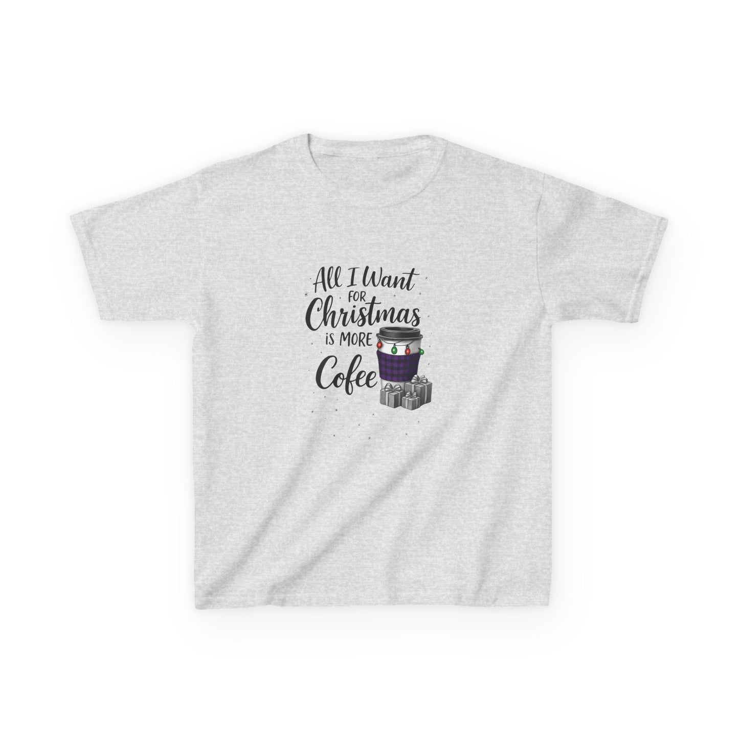 Christmas Coffee Dino Tee | Holiday Kids Shirt