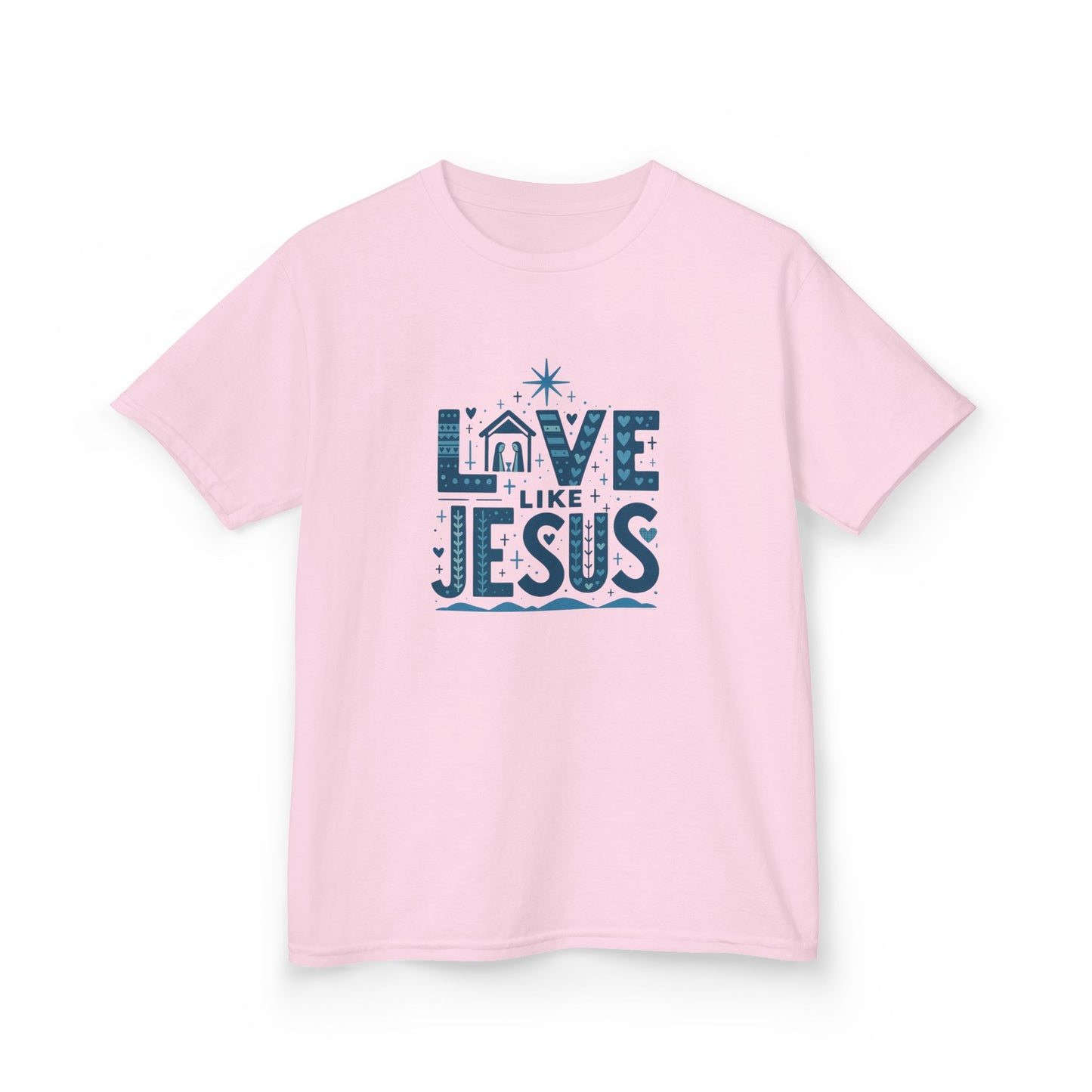 Love Like Jesus Christmas Dinosaur Tee