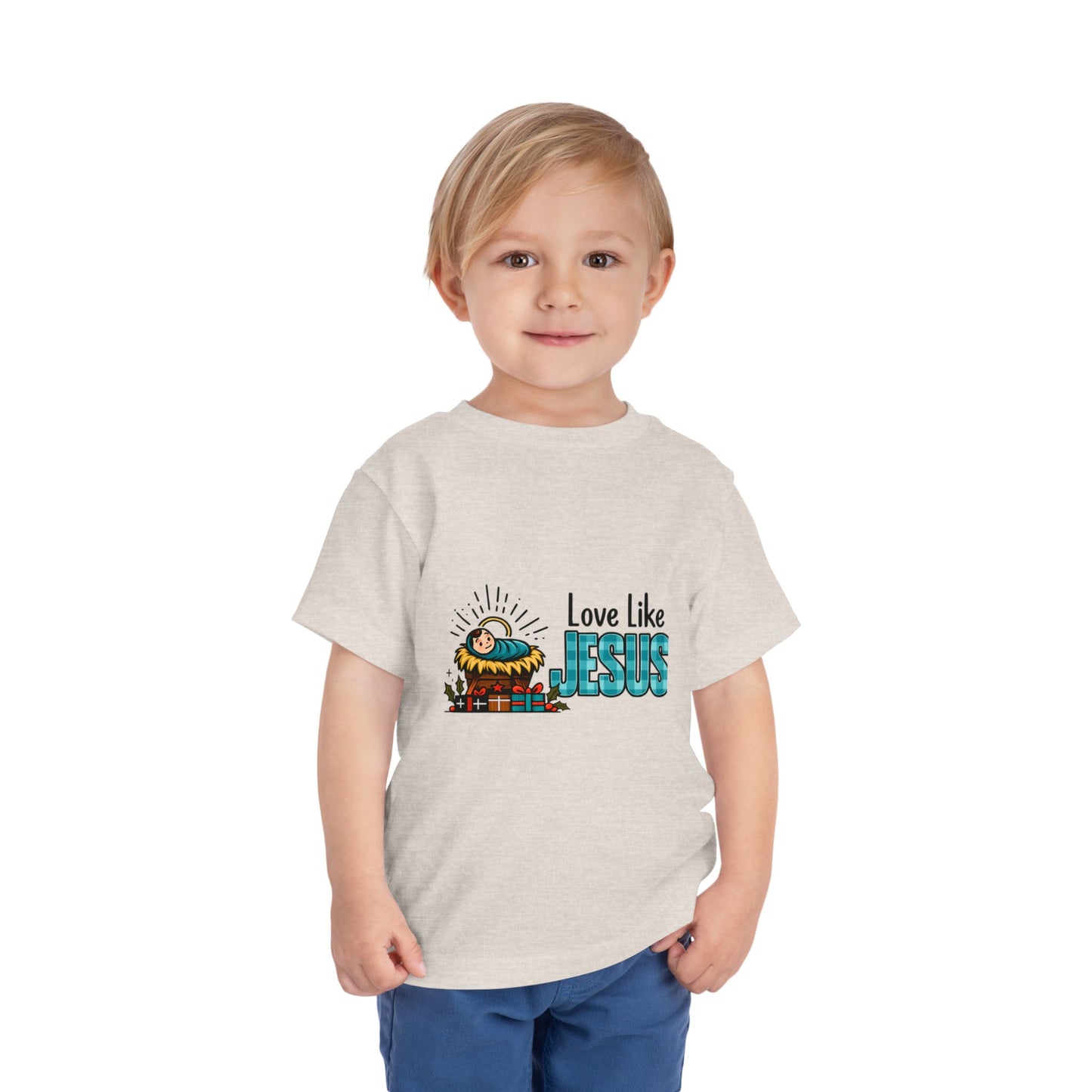 Love Like Jesus Toddler Christmas Tee