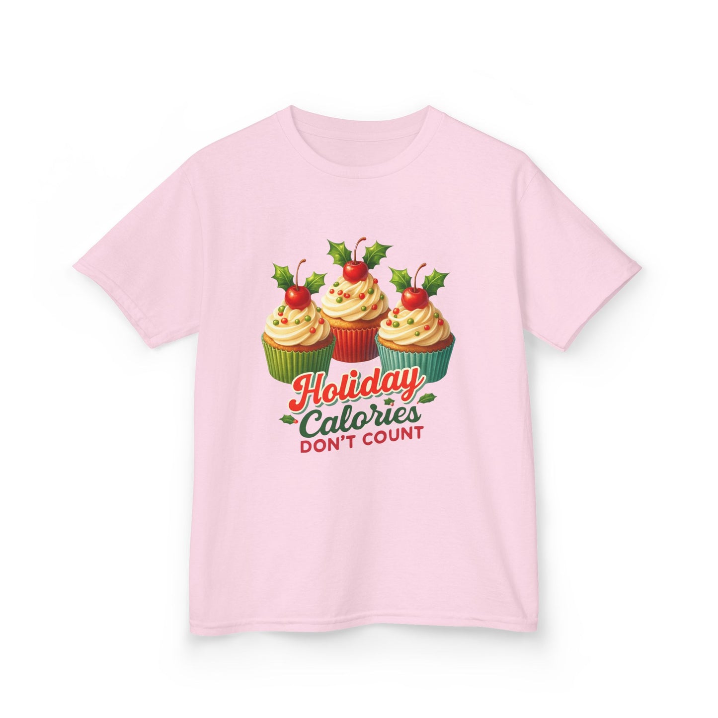 Holiday Cupcake Dino Tee - Christmas Fun!