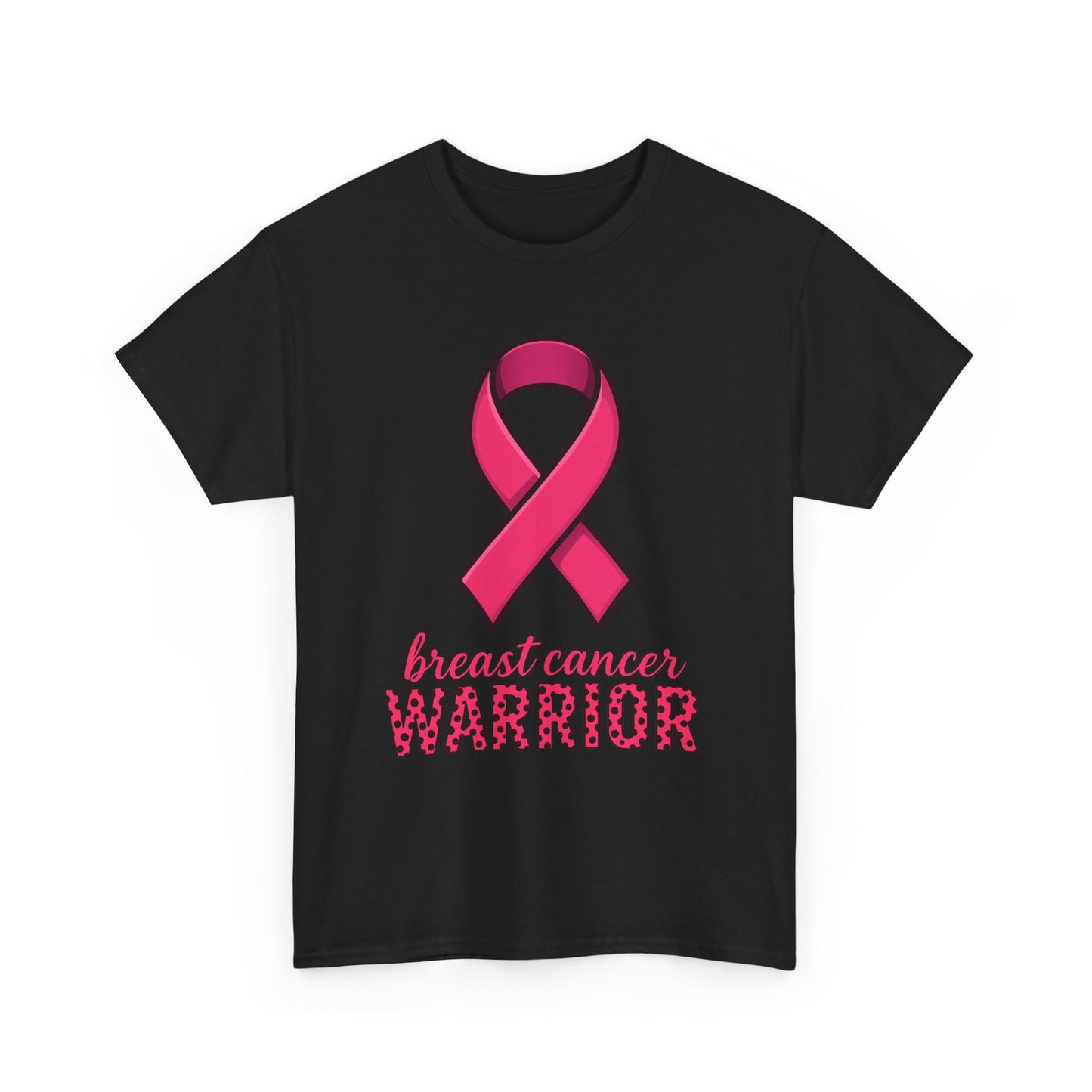 Breast Cancer Warrior Pink Ribbon Tee