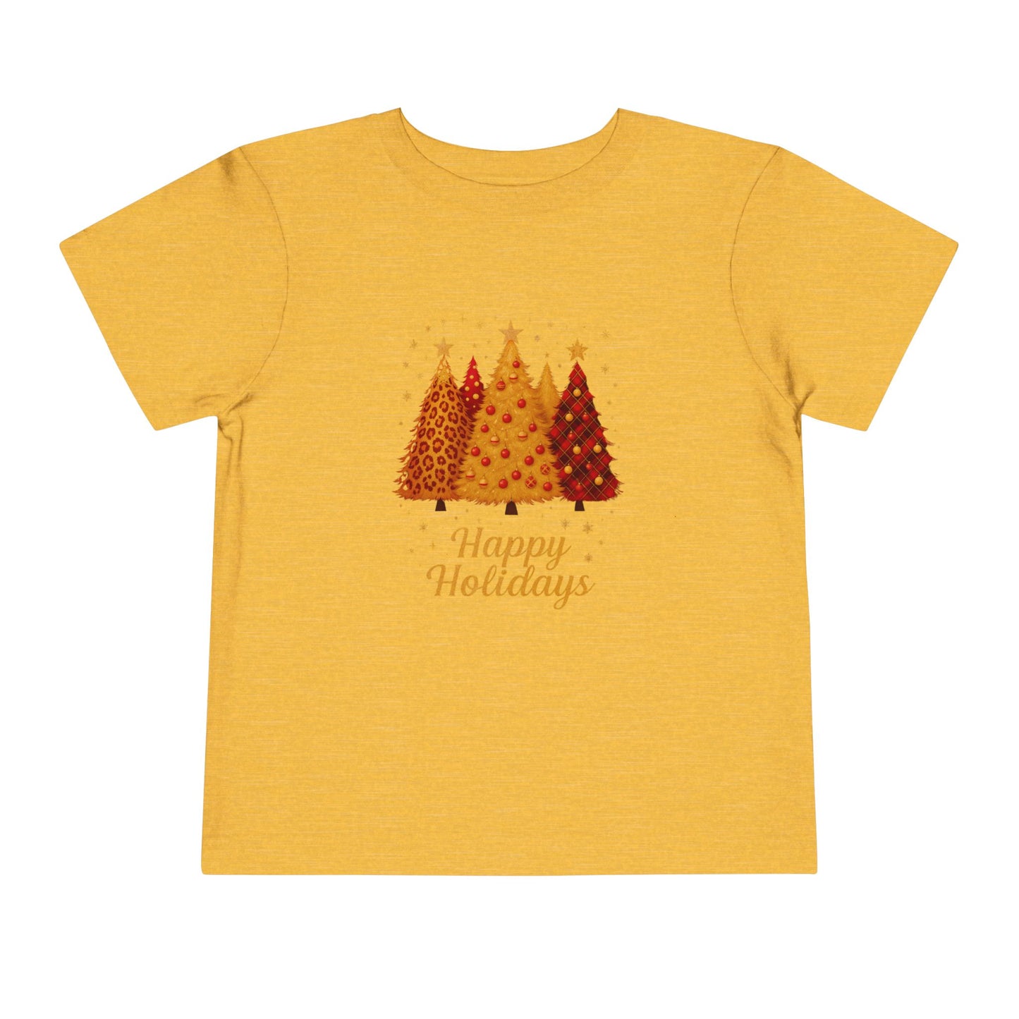 Happy Holidays Christmas Tree Toddler Tee