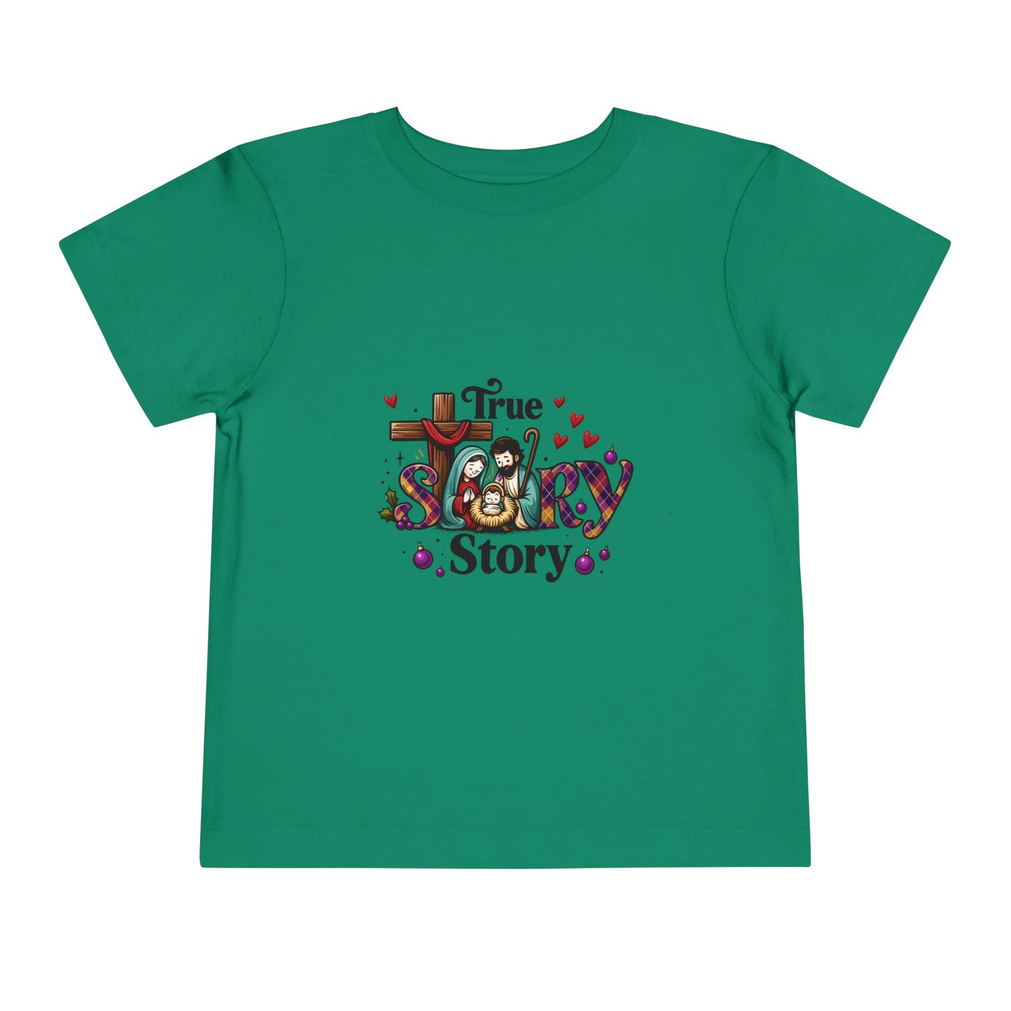 True Story Nativity Toddler Christmas Tee