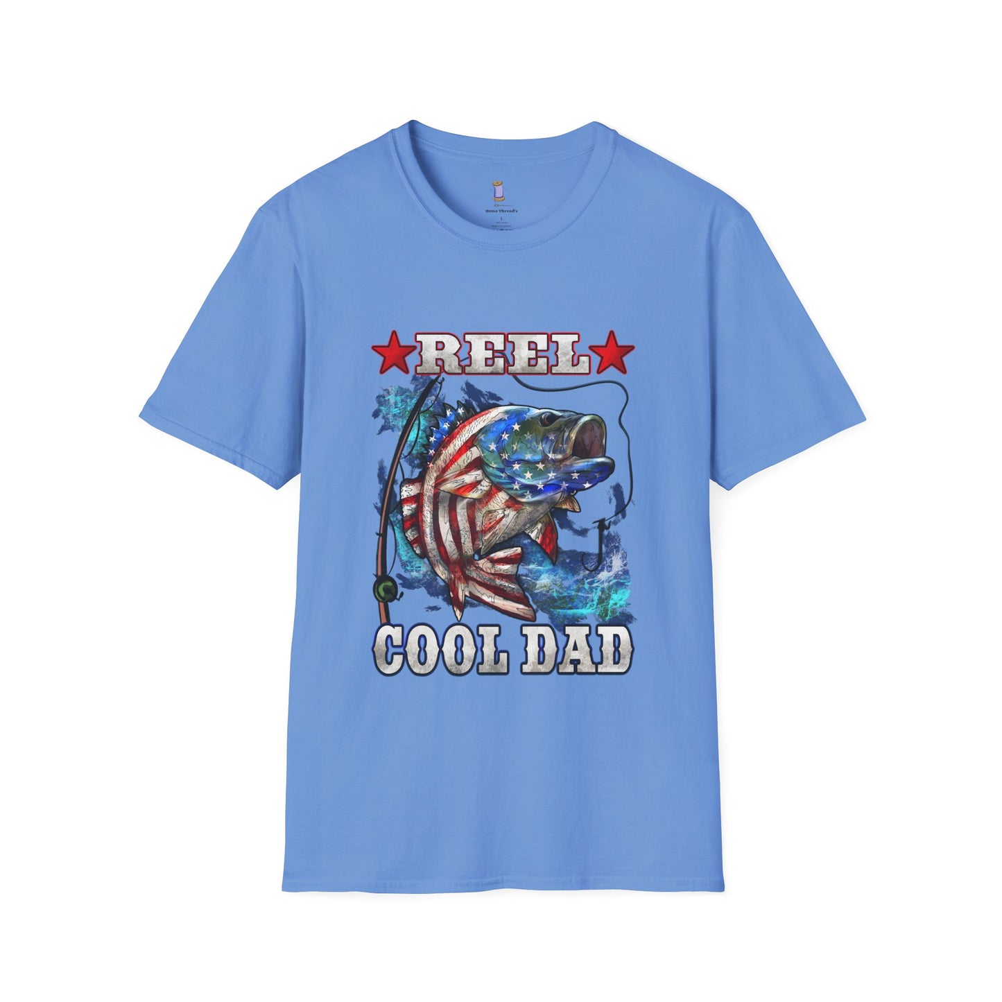 Reel Cool Dad T-Shirt | Fishing Gift | Father's Day Tee | Unisex Casual Wear | Outdoor Adventure Shirt | Dad Humor Clothing
