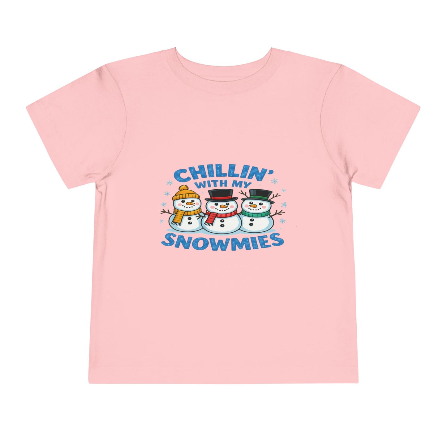 Chillin' with My Snowmies Toddler Christmas Tee