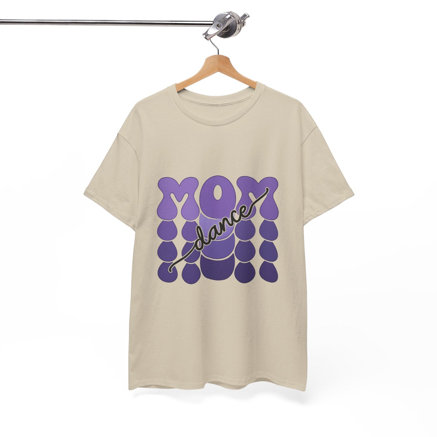 MOM Dance – Purple Letter Stage Spirit Tee