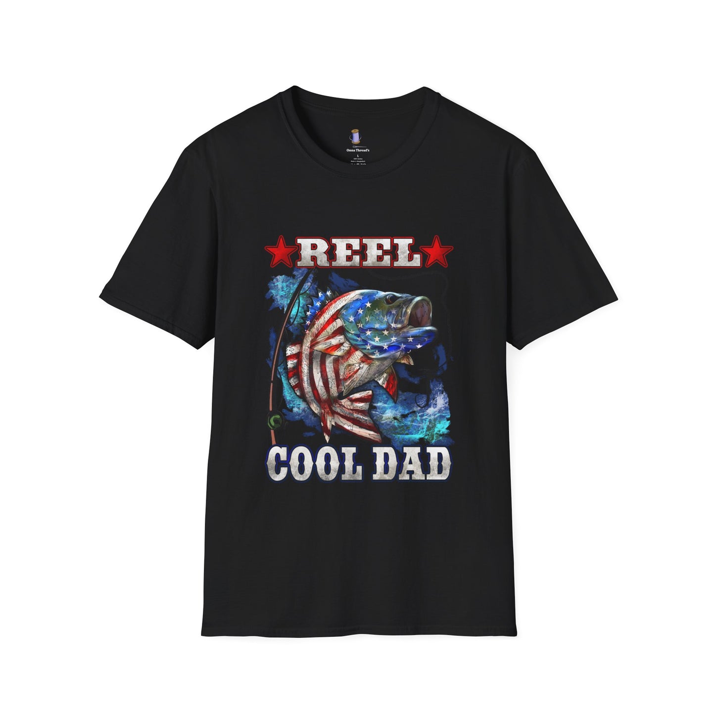 Reel Cool Dad T-Shirt | Fishing Gift | Father's Day Tee | Unisex Casual Wear | Outdoor Adventure Shirt | Dad Humor Clothing