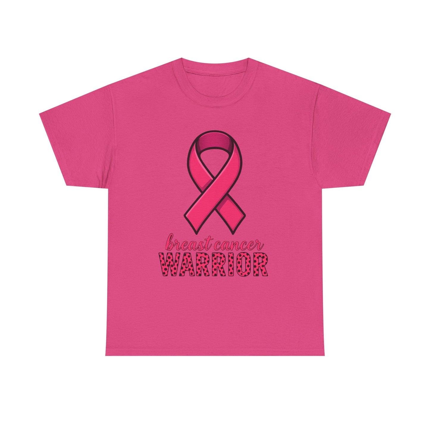 Breast Cancer Warrior Pink Ribbon Tee
