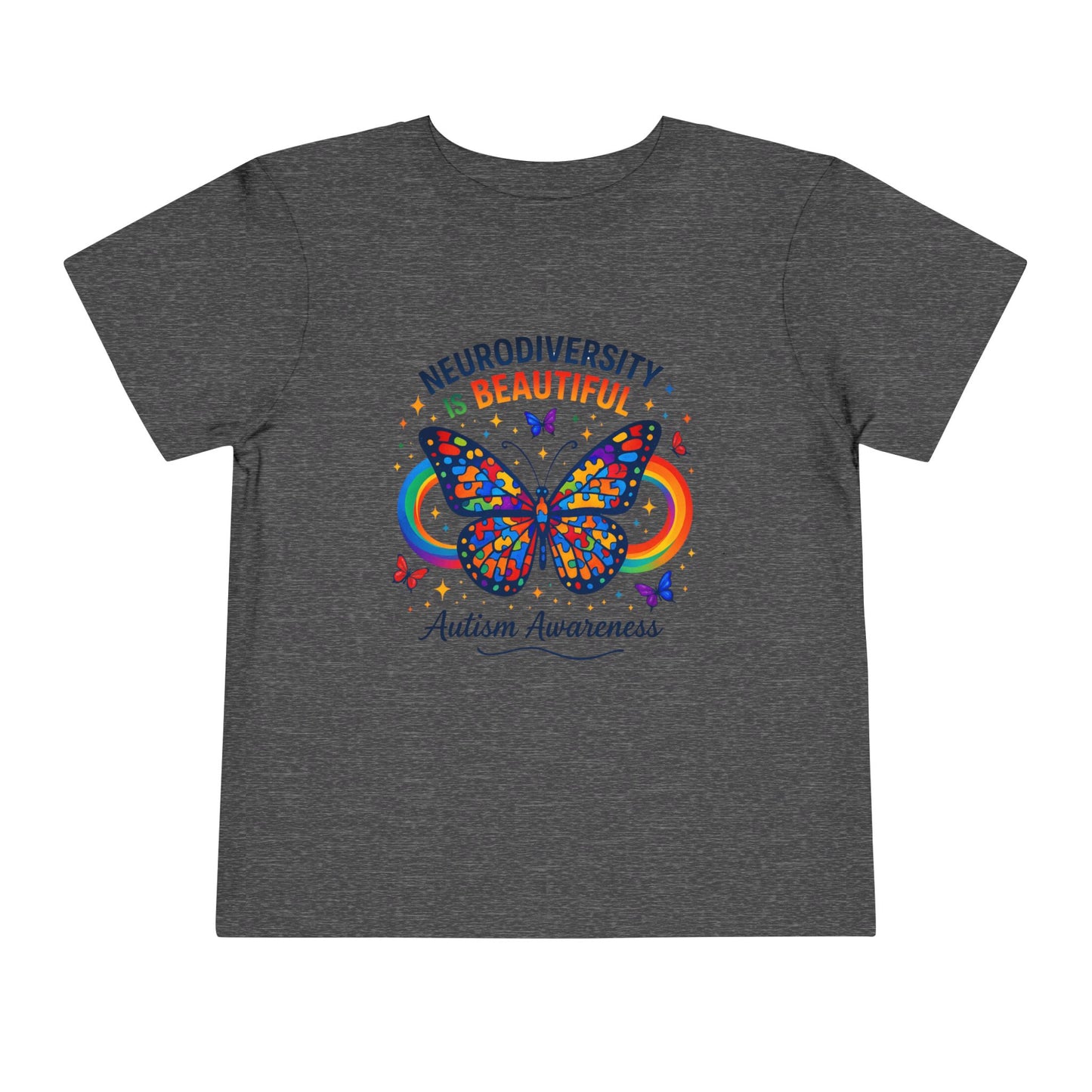 Toddler Tee Neurodiversity Is Beautiful Butterfly Design