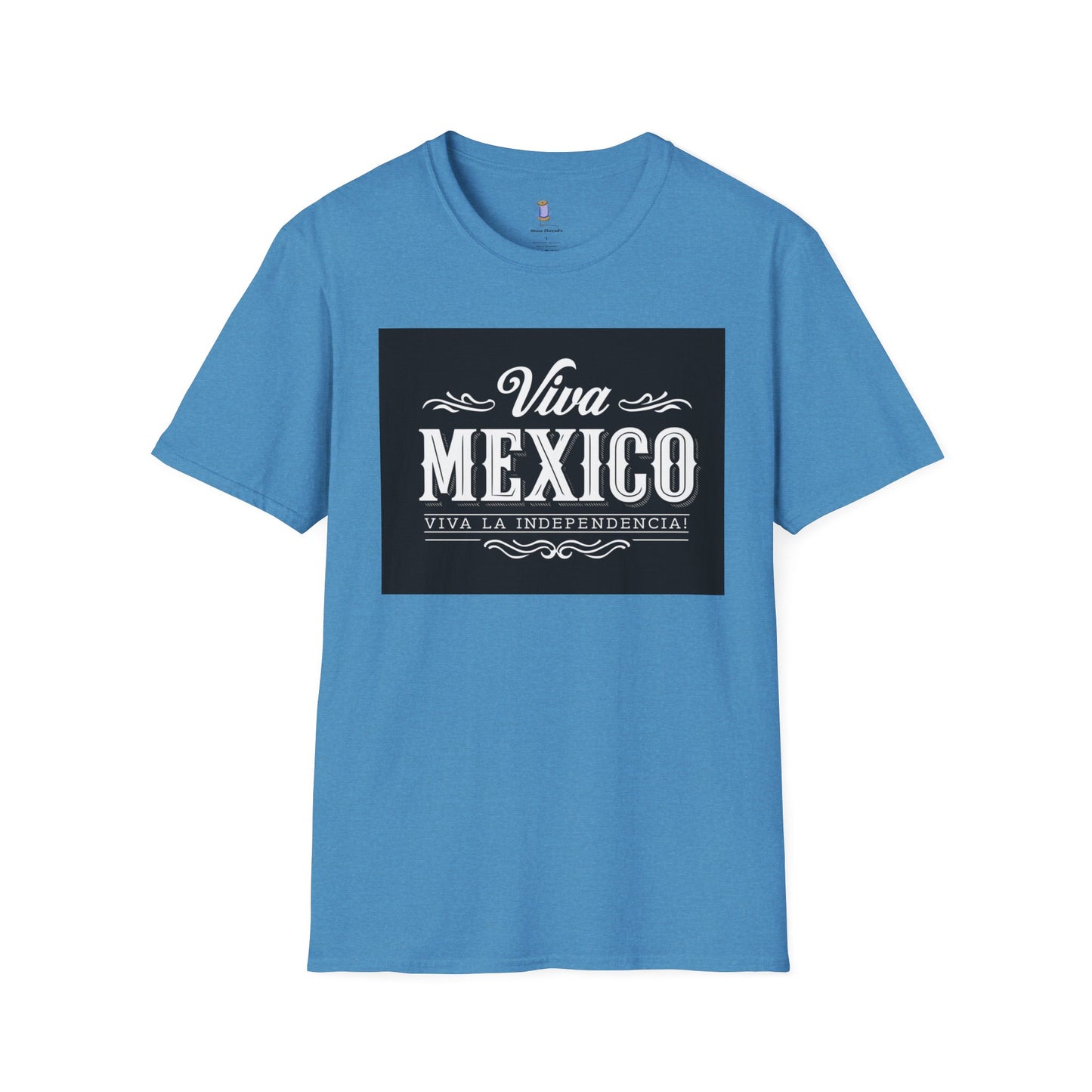 Viva Mexico Tees | Unisex Softstyle T-Shirt for Celebrations, Gifts, Independence Day, Weekend Outings, Casual Wear