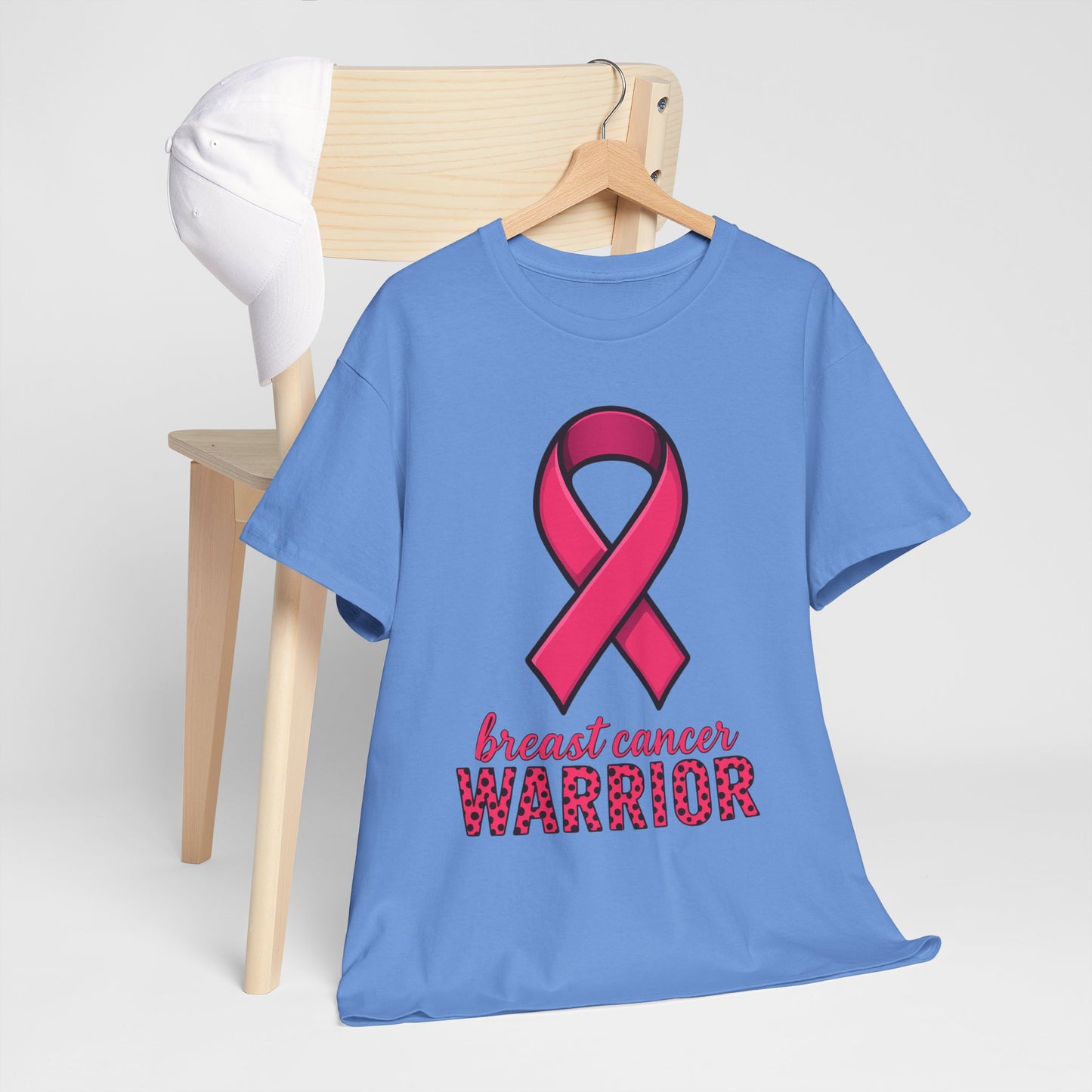 Breast Cancer Warrior Pink Ribbon Tee