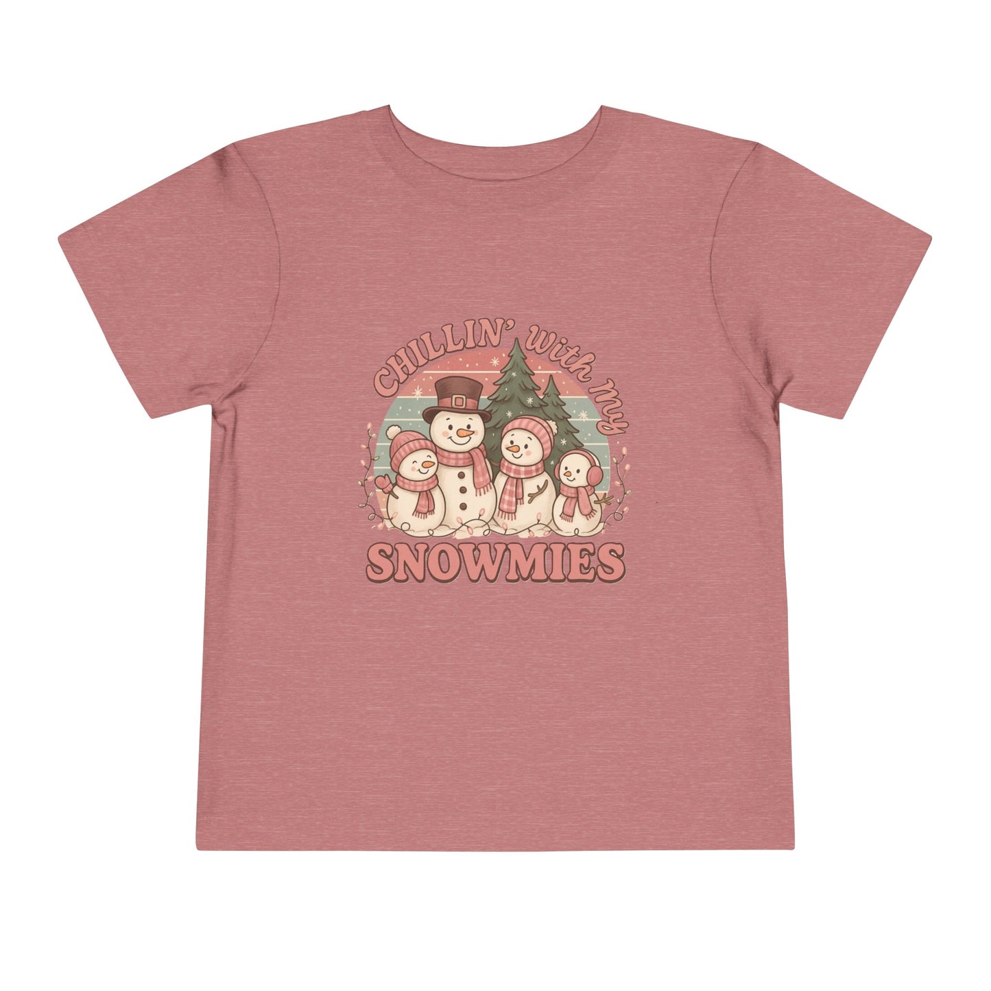 Chillin' Snowmies Toddler Christmas Tee