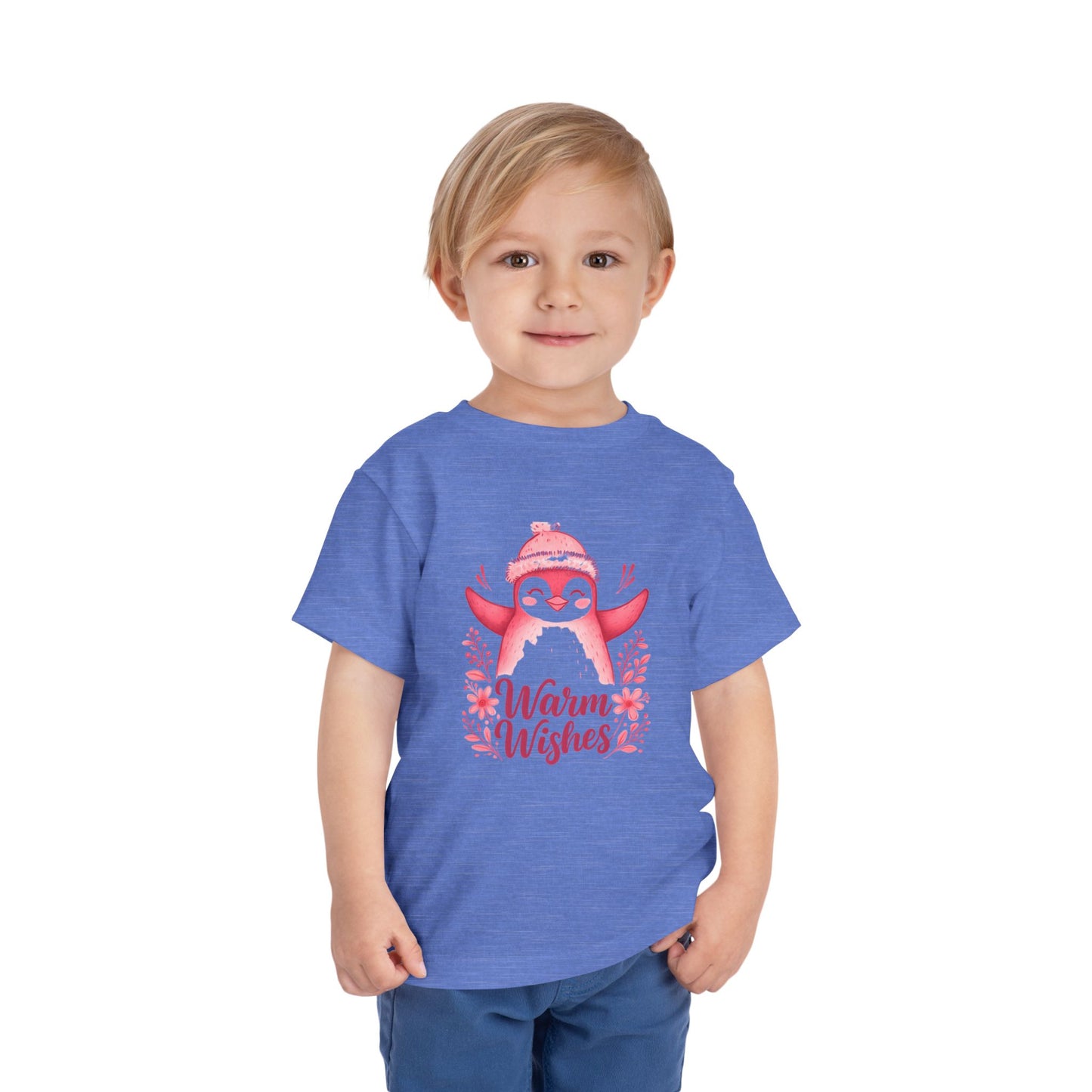 Warm Wishes Penguin Toddler Christmas Tee