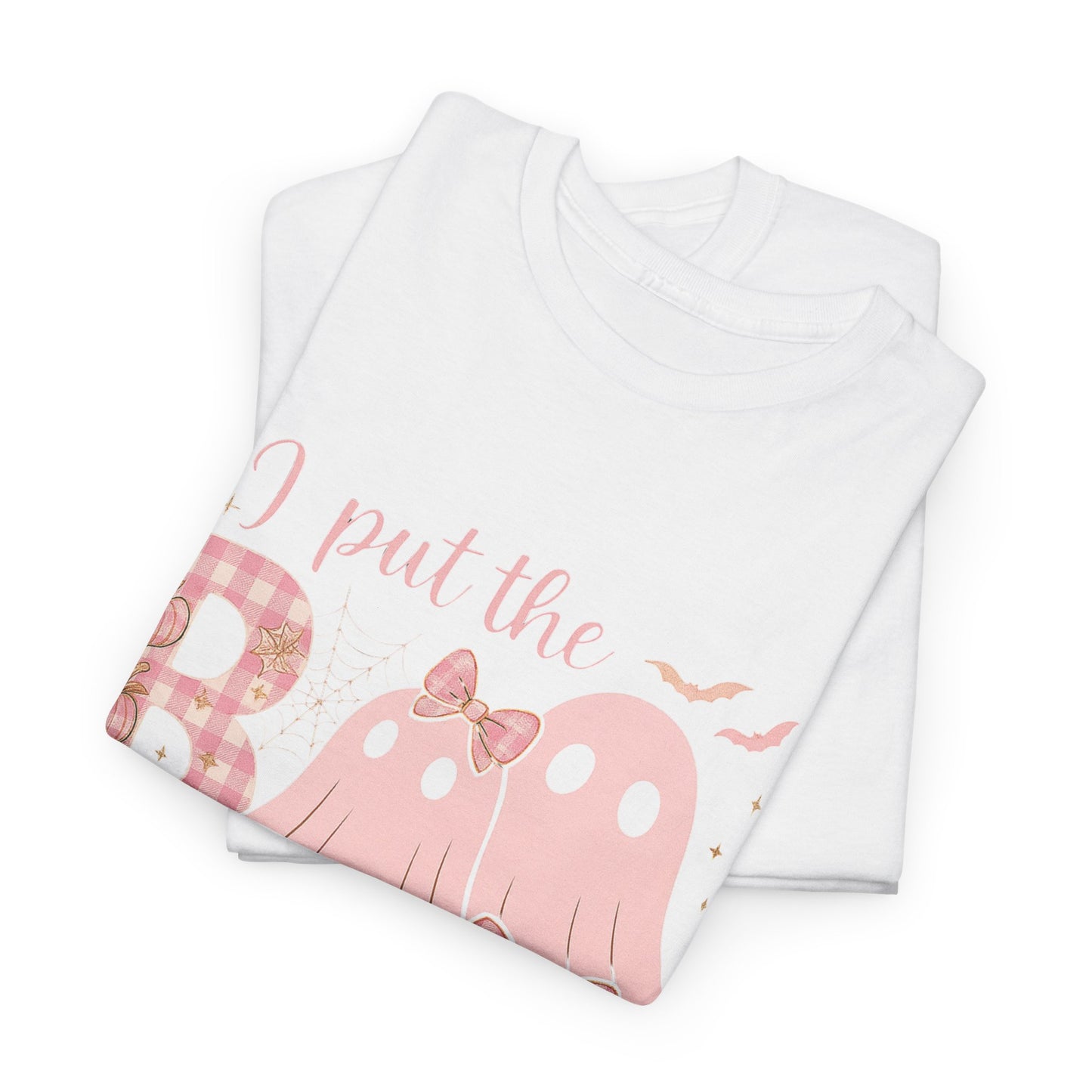 I Put The B In Boujee Pink Halloween Tee