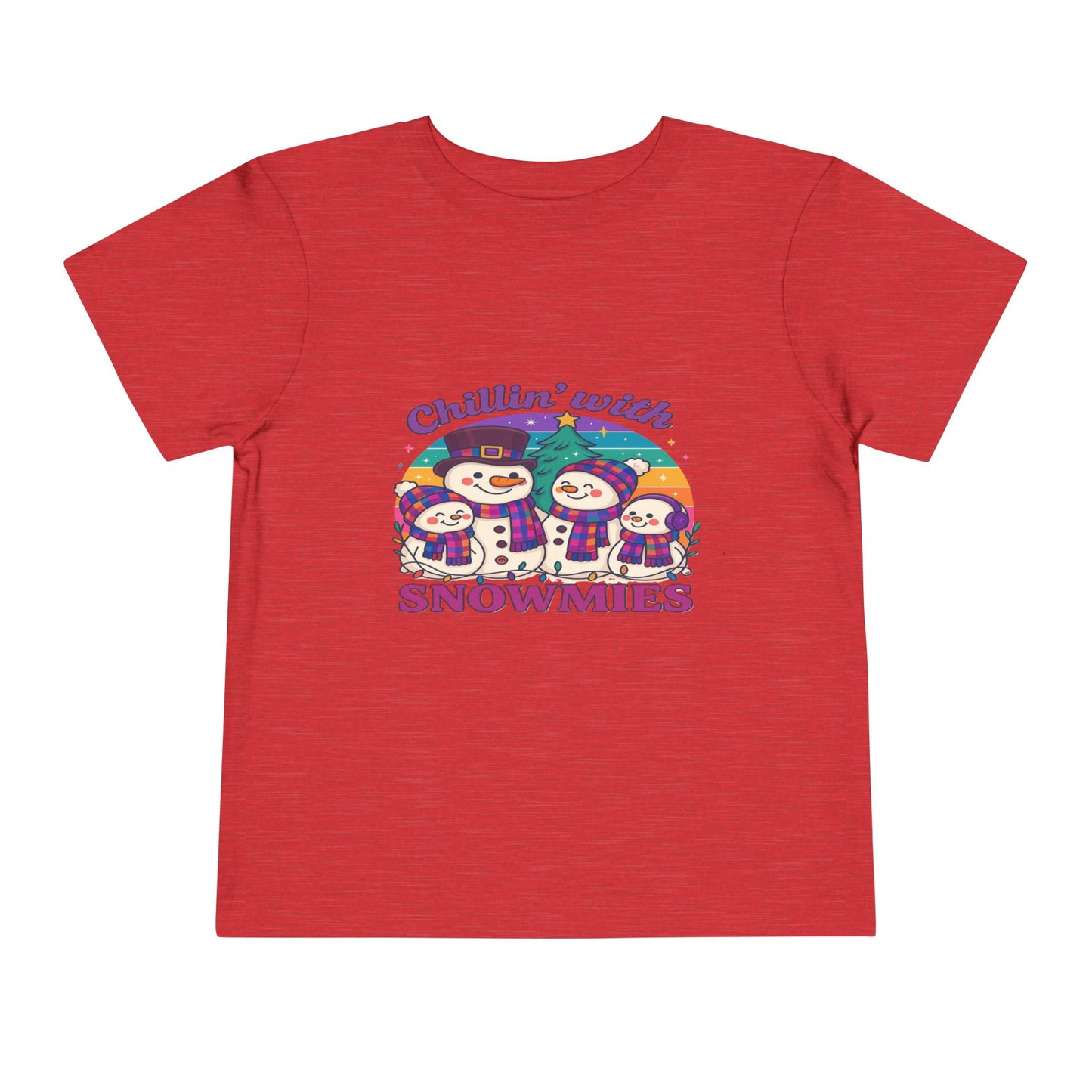 Chillin' with Snowmies Toddler Christmas Tee