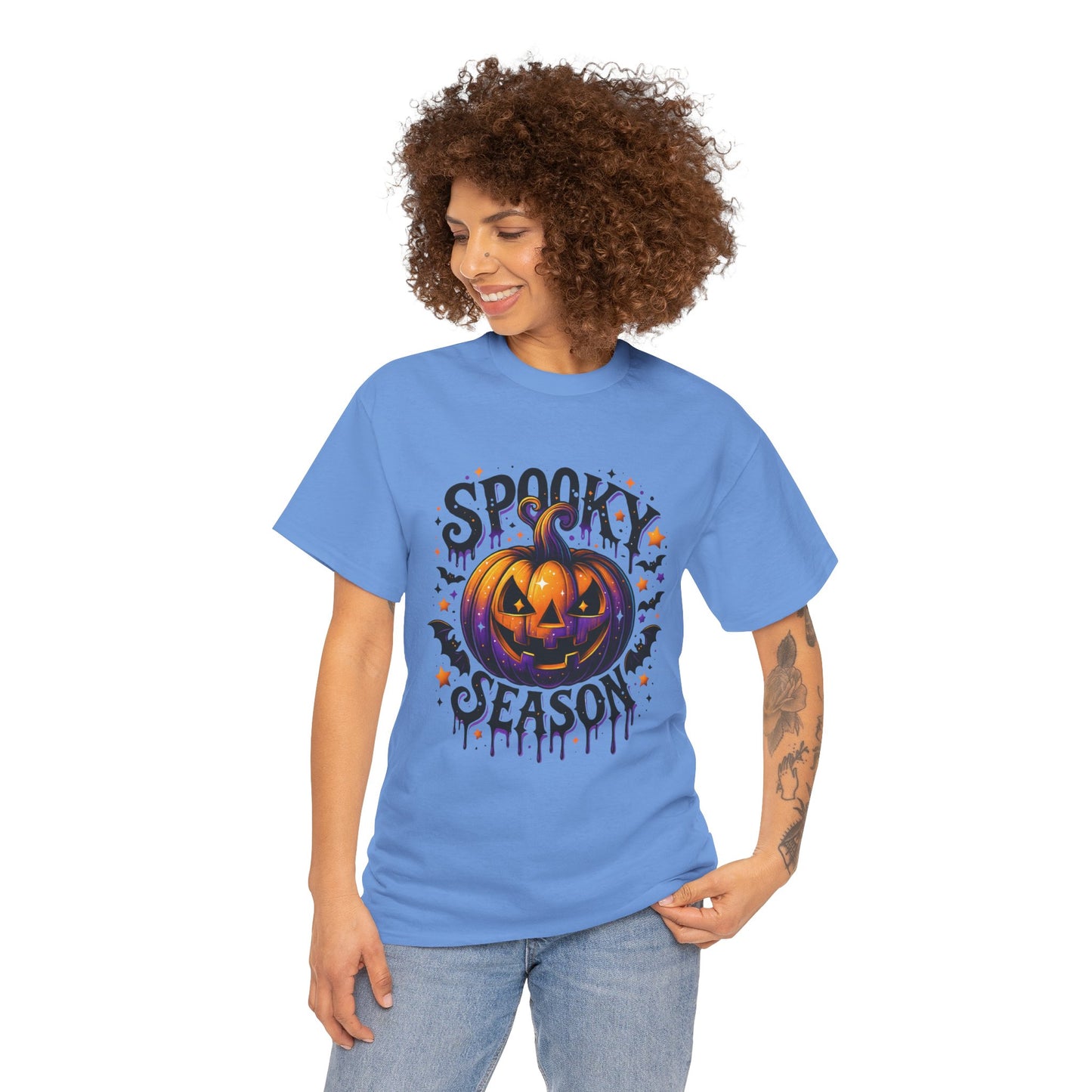 Spooky Season Jack O Lantern Halloween Tee