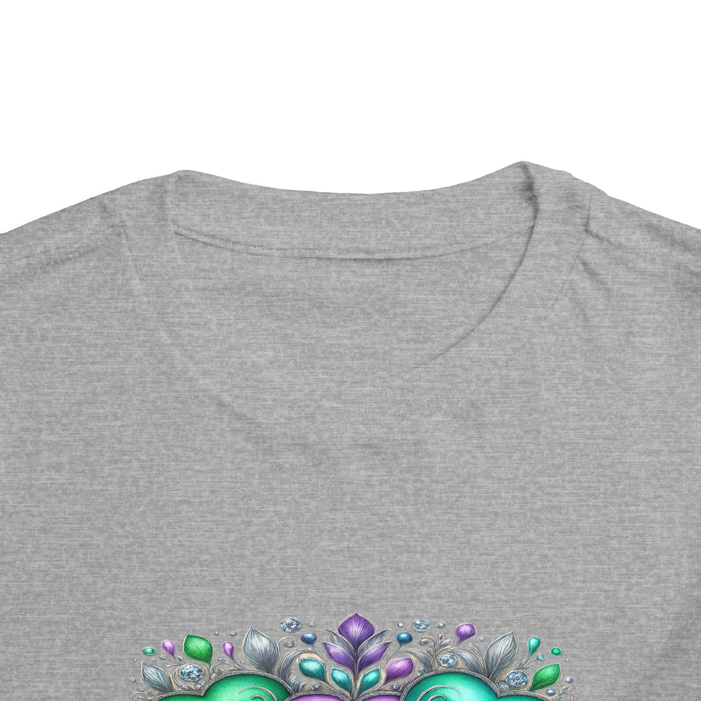 Toddler Tee Live Laugh Love Floral Design