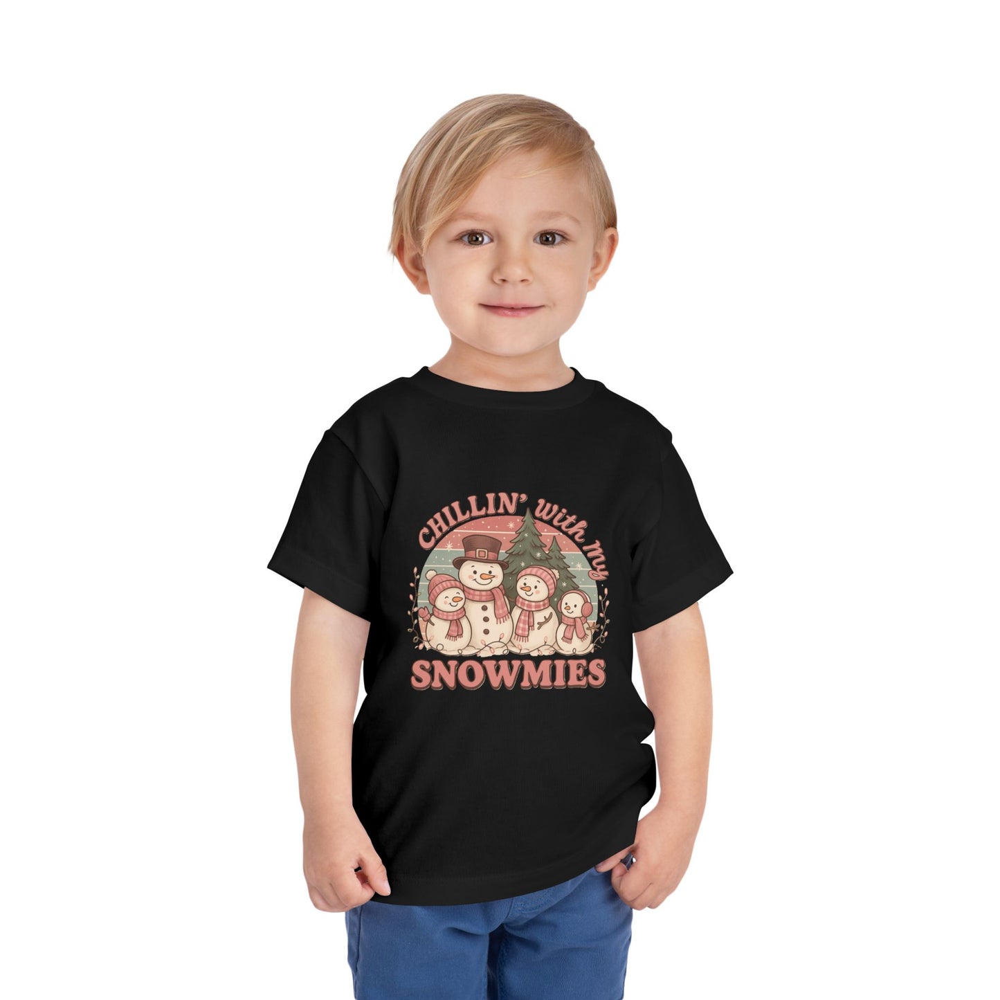 Chillin' Snowmies Toddler Christmas Tee