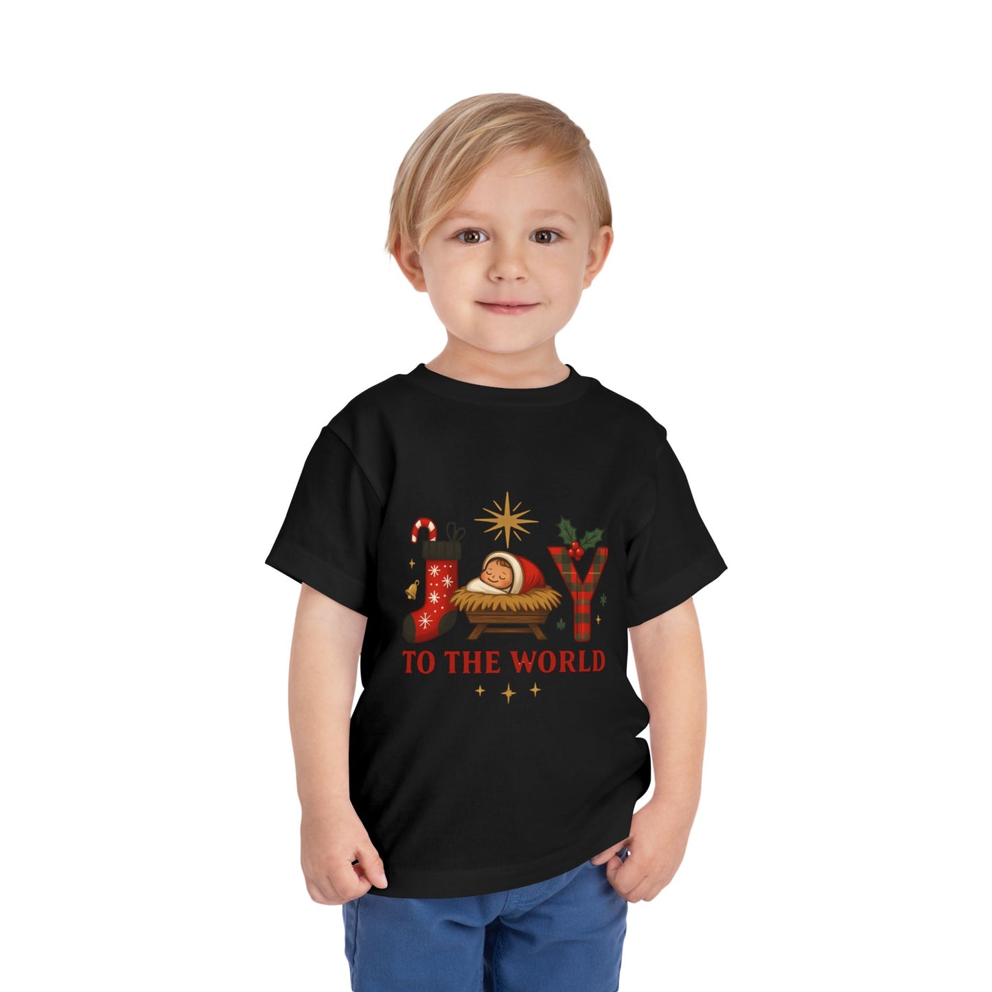 Joy to the World Toddler Christmas Tee
