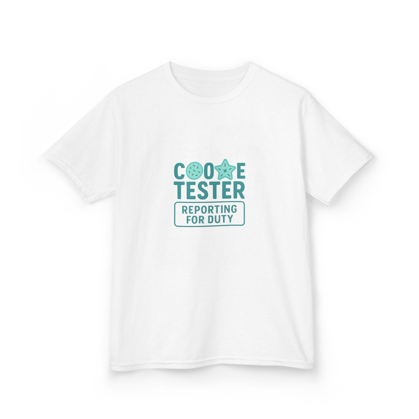 Cookie Tester Dinosaur Christmas Kids Tee