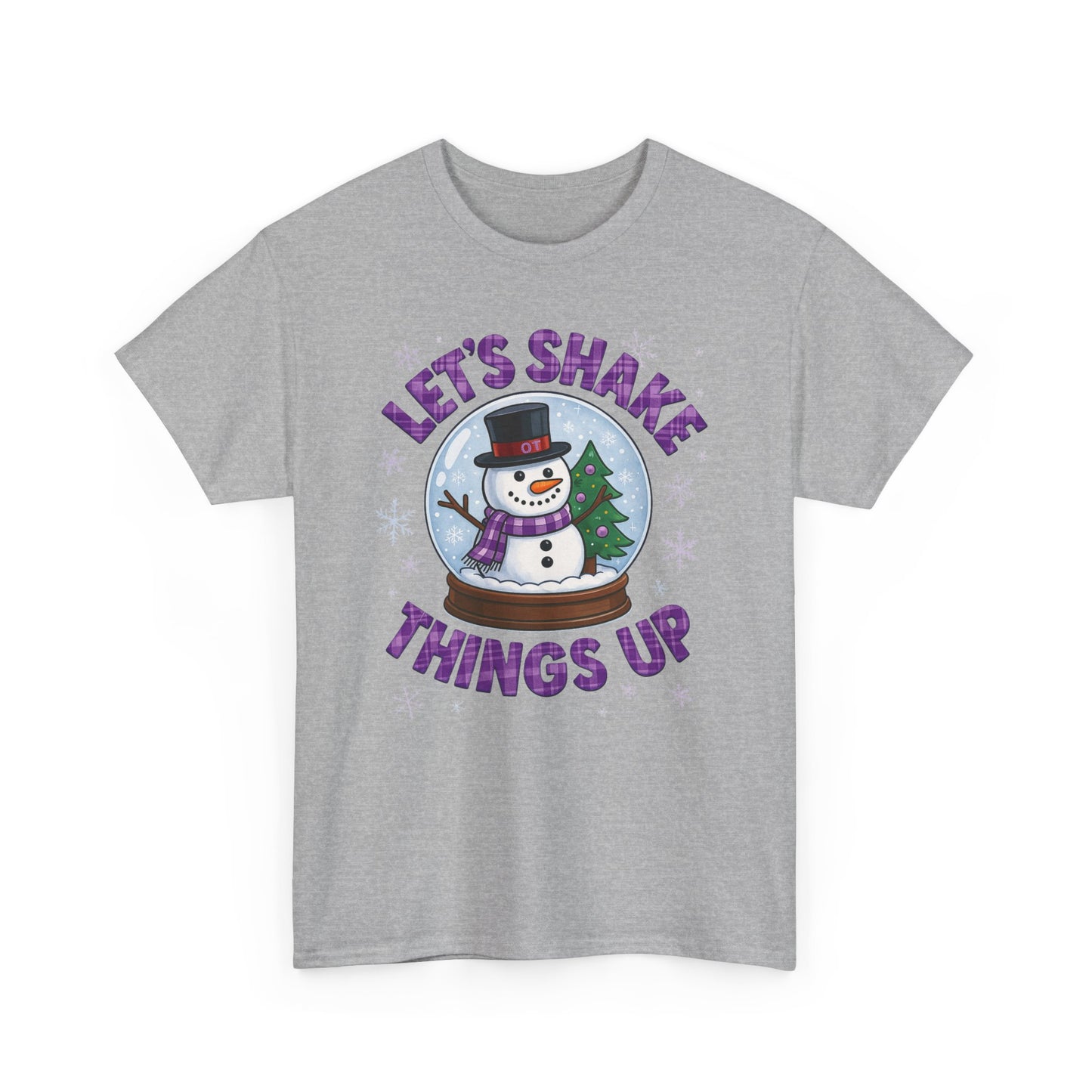 Snow Globe Tee with Let's Shake Things Up Design