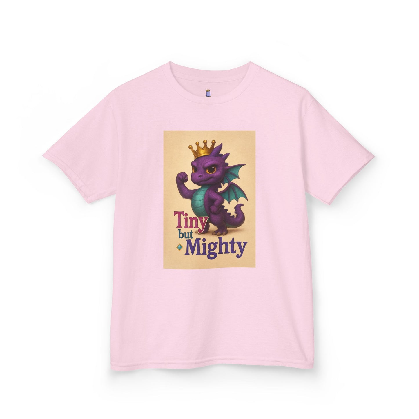 Kids Dragon Tee, Fun Kids T-Shirt, Tiny but Mighty Shirt, Unique Kids Apparel, Gift for Young Adventurers, Cute Dragon Design
