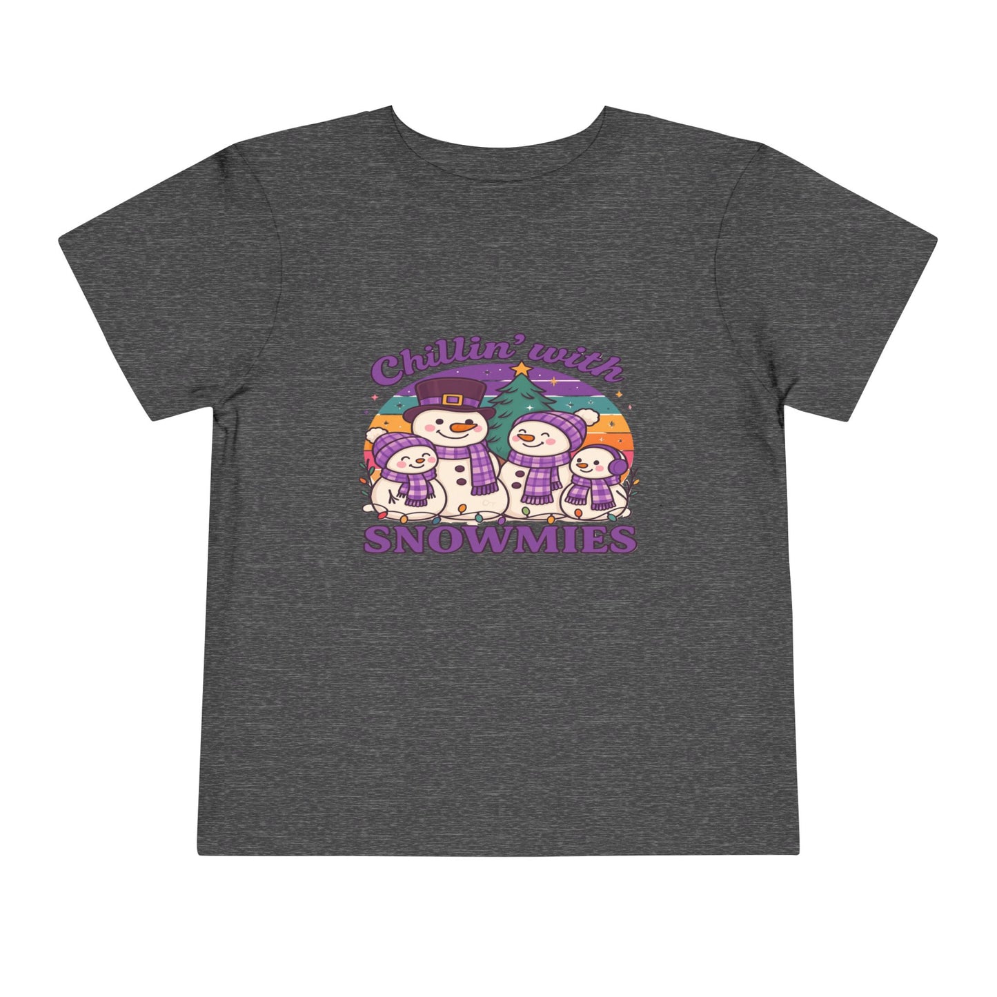Chillin' with Snowmies Toddler Christmas Tee