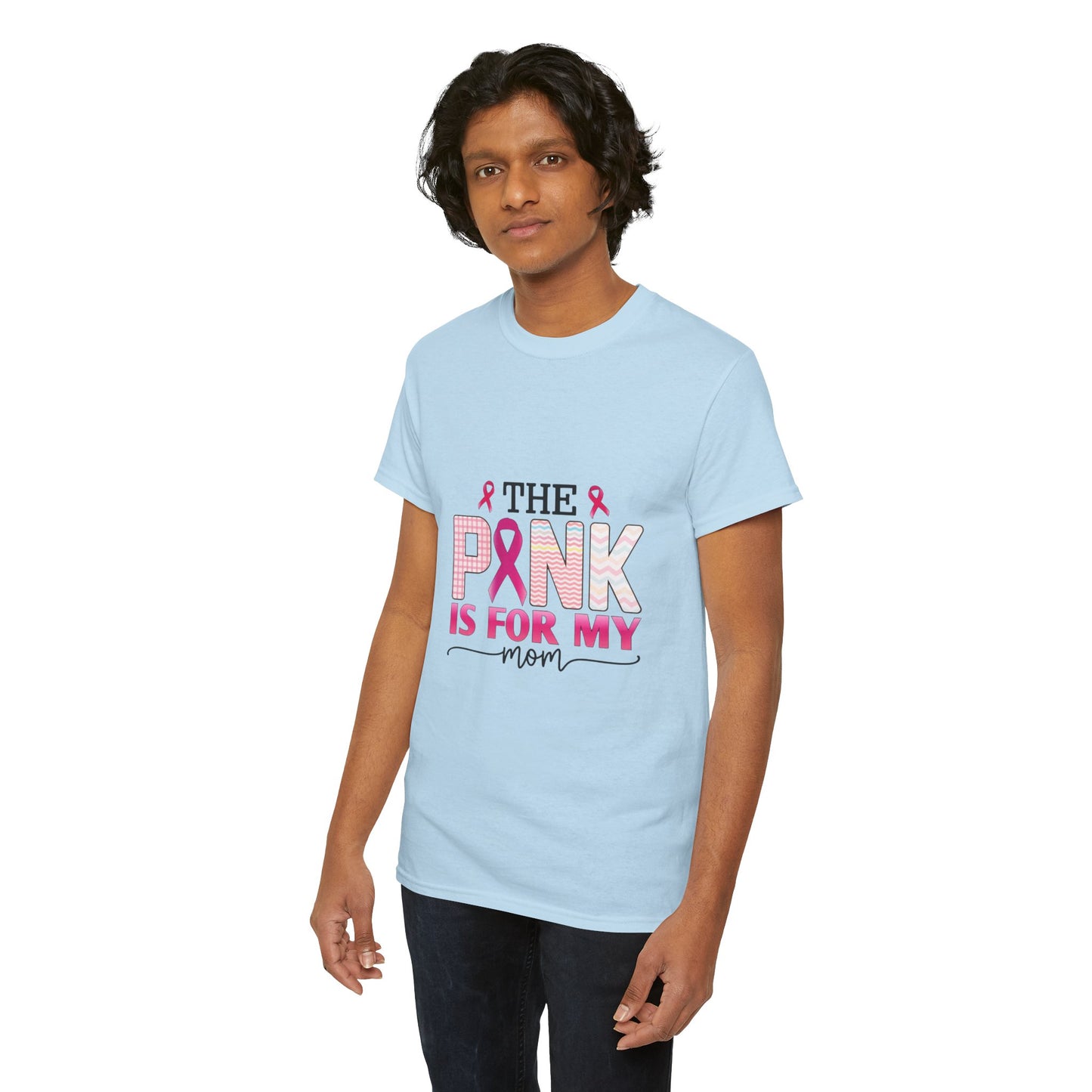 Pink Is For My Mom Breast Cancer Awareness Tee