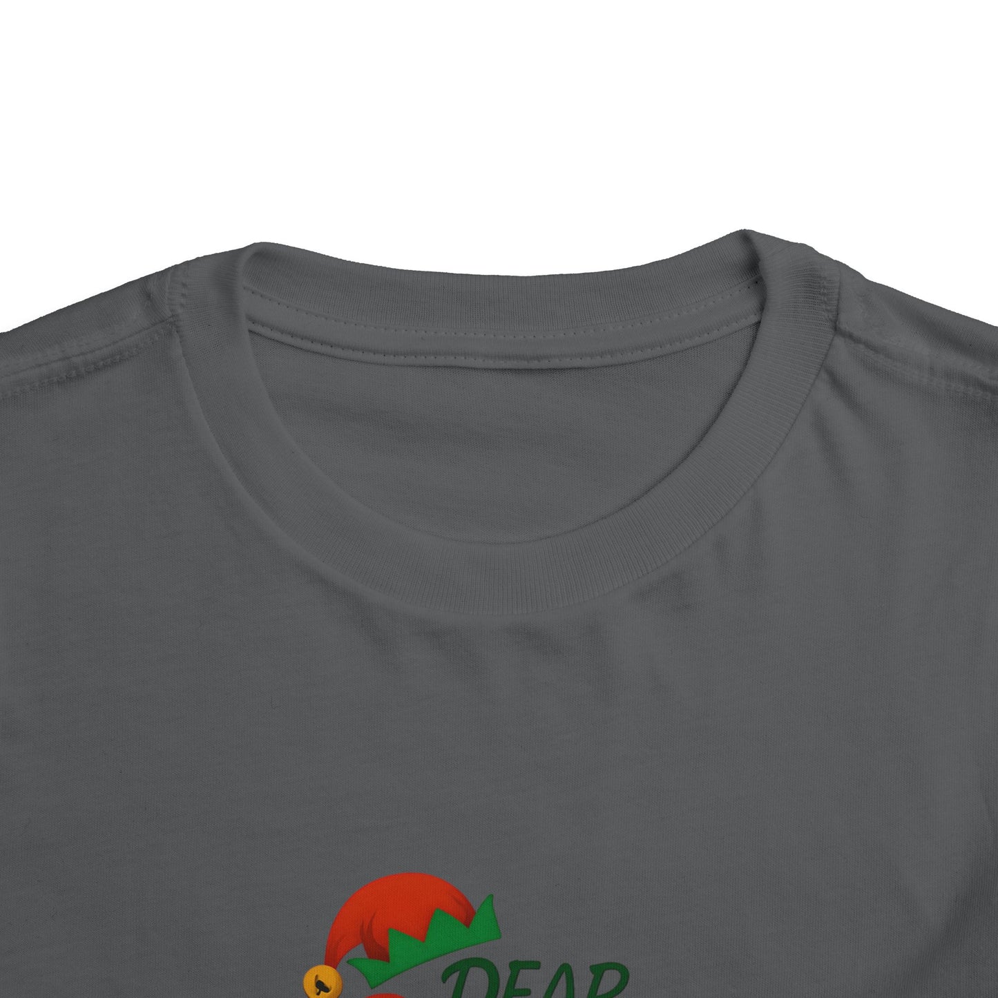 Dear Santa The Elf Lied Toddler Christmas Tee