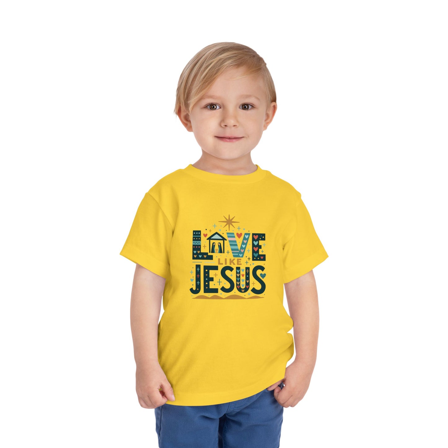 Love Like Jesus Christmas Tee - Toddler Holiday Shirt