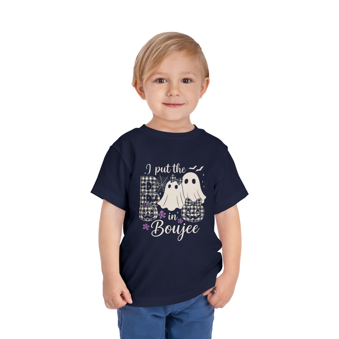 Boujee Halloween Toddler Tee: I Put the B in Boujee