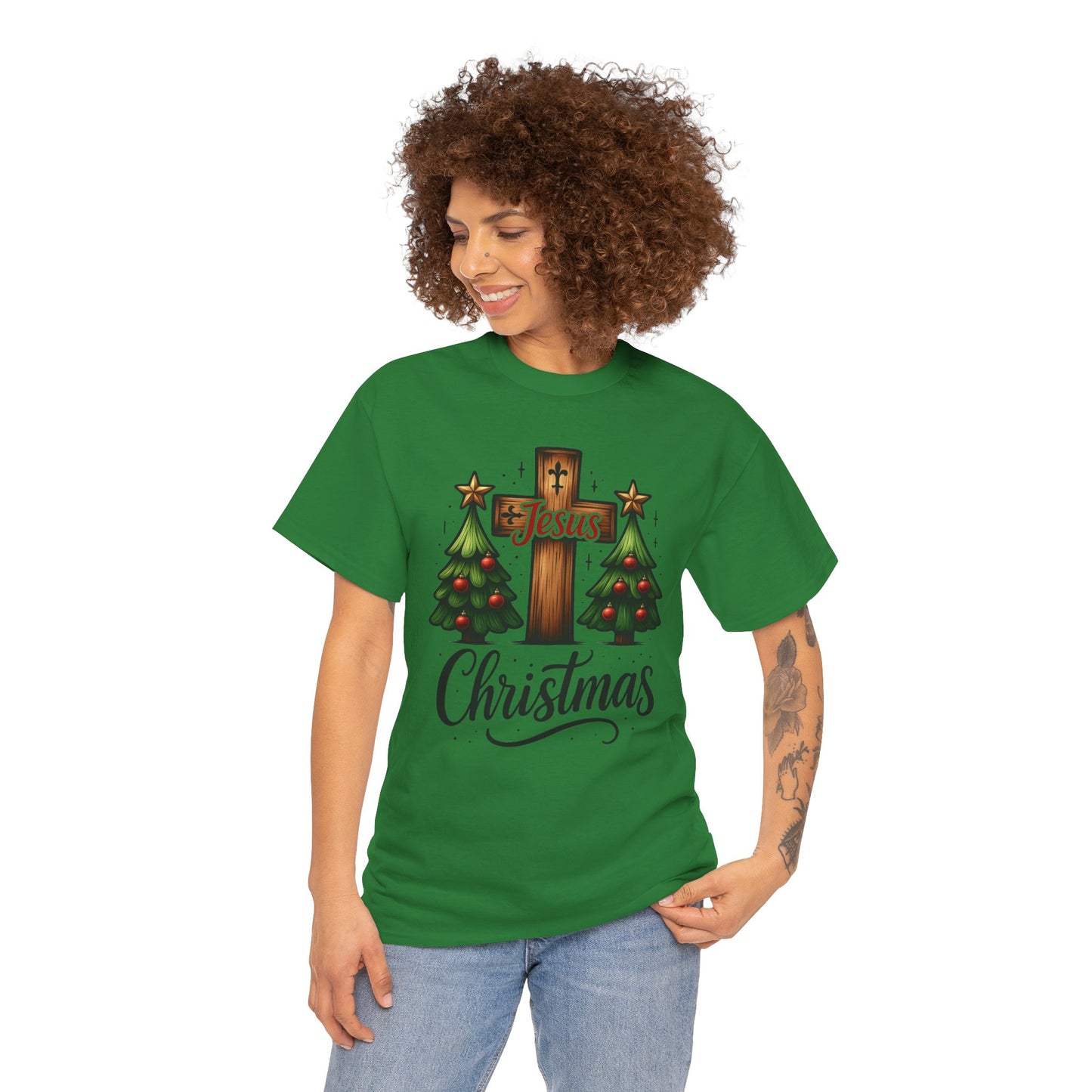 Christmas Cross Unisex Tee