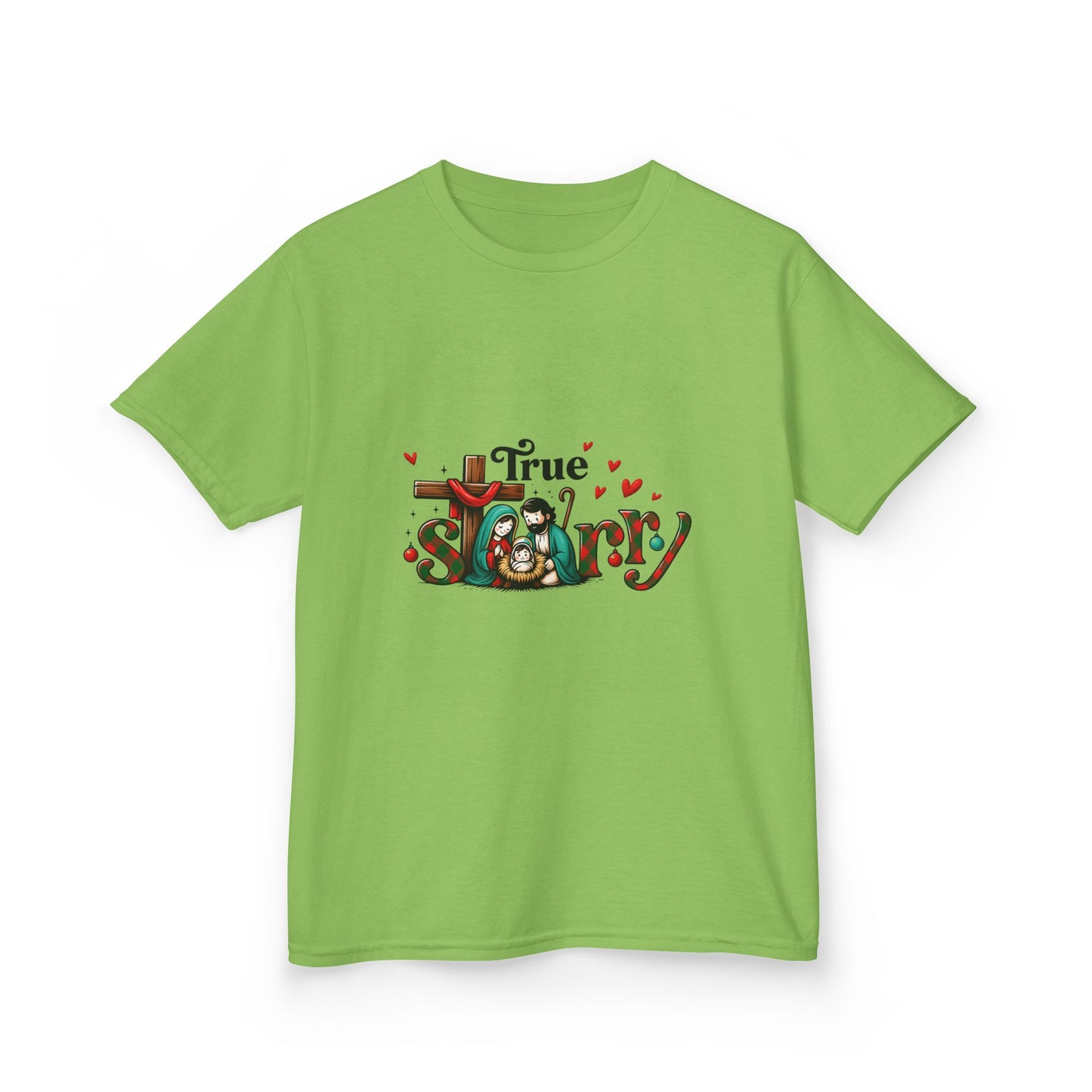 True Story Nativity Christmas Tee - Dinosaur Fun!