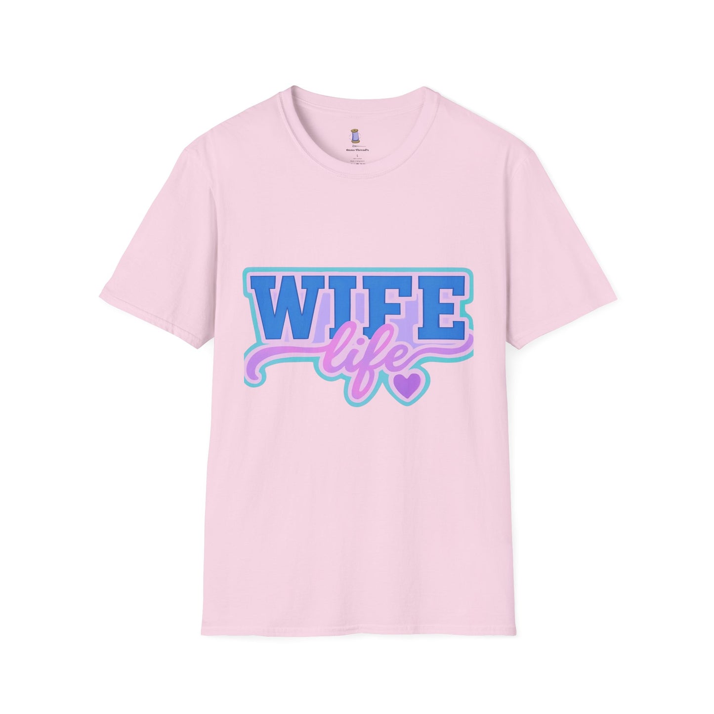 Wife Life T-Shirt, Cute Wife Tee, Unisex Graphic Shirt, Gift for Her, Couple's Apparel, Casual Wear, Birthday Gift