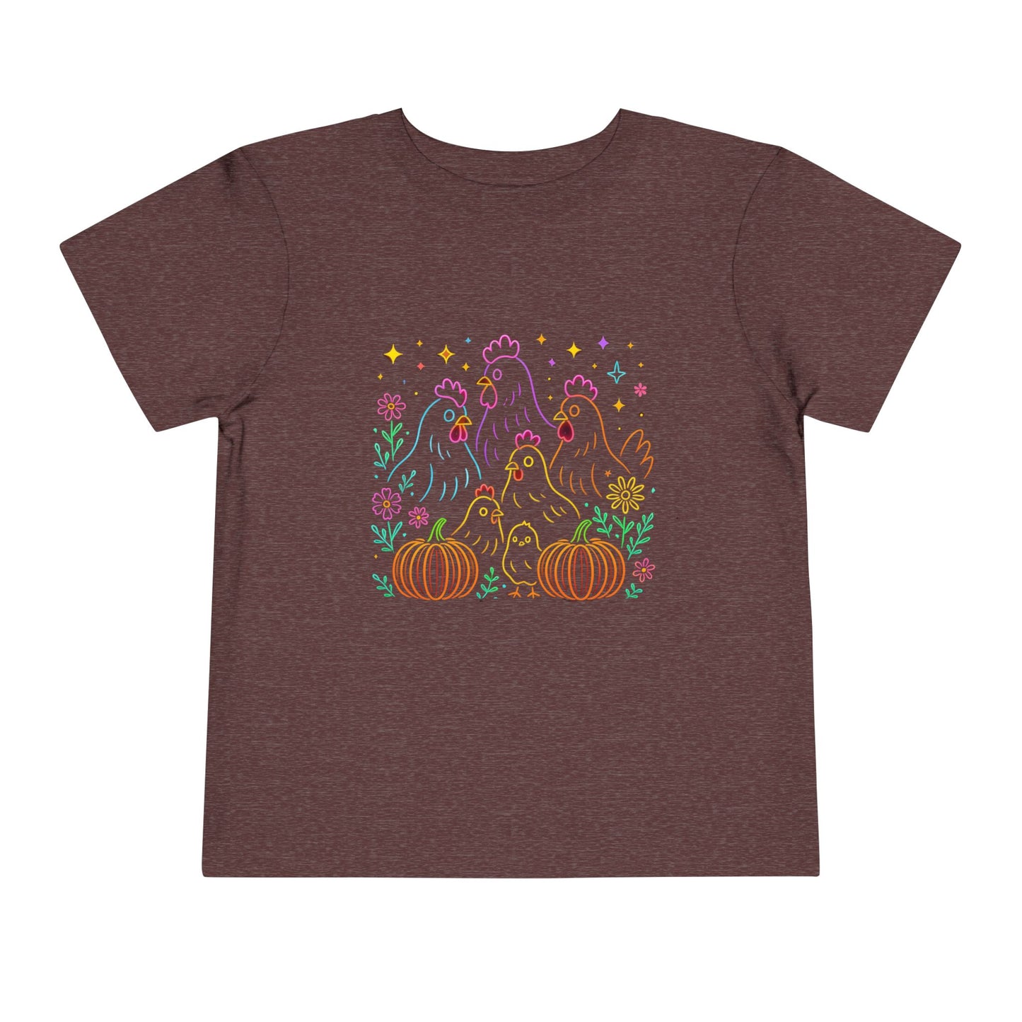 Chicken & Pumpkins Toddler Christmas Tee