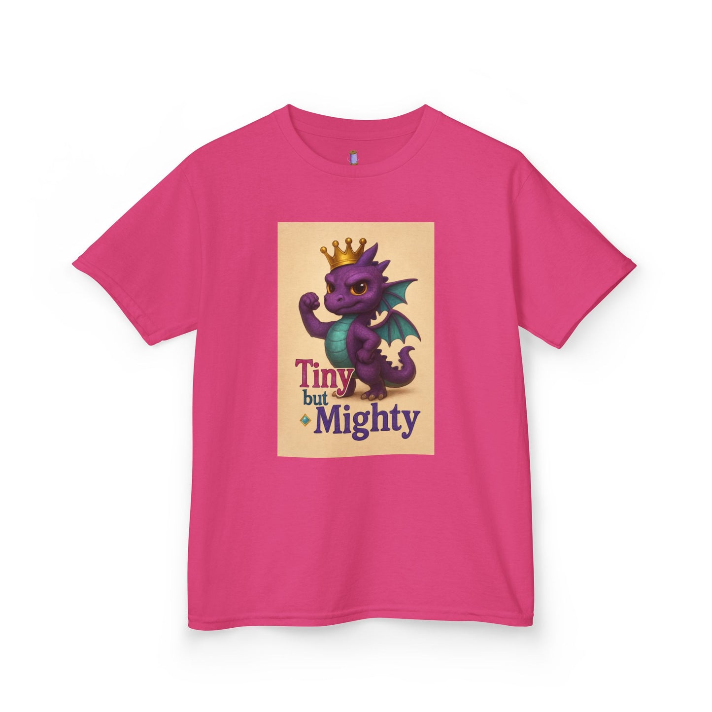 Kids Dragon Tee, Fun Kids T-Shirt, Tiny but Mighty Shirt, Unique Kids Apparel, Gift for Young Adventurers, Cute Dragon Design
