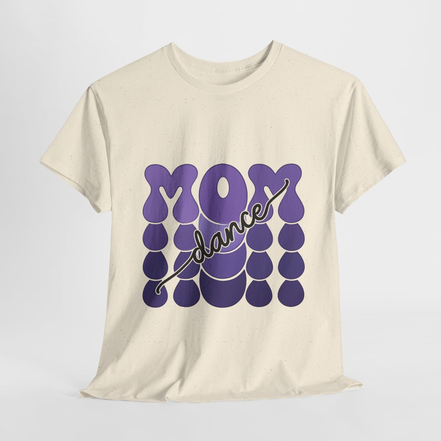 MOM Dance – Purple Letter Stage Spirit Tee